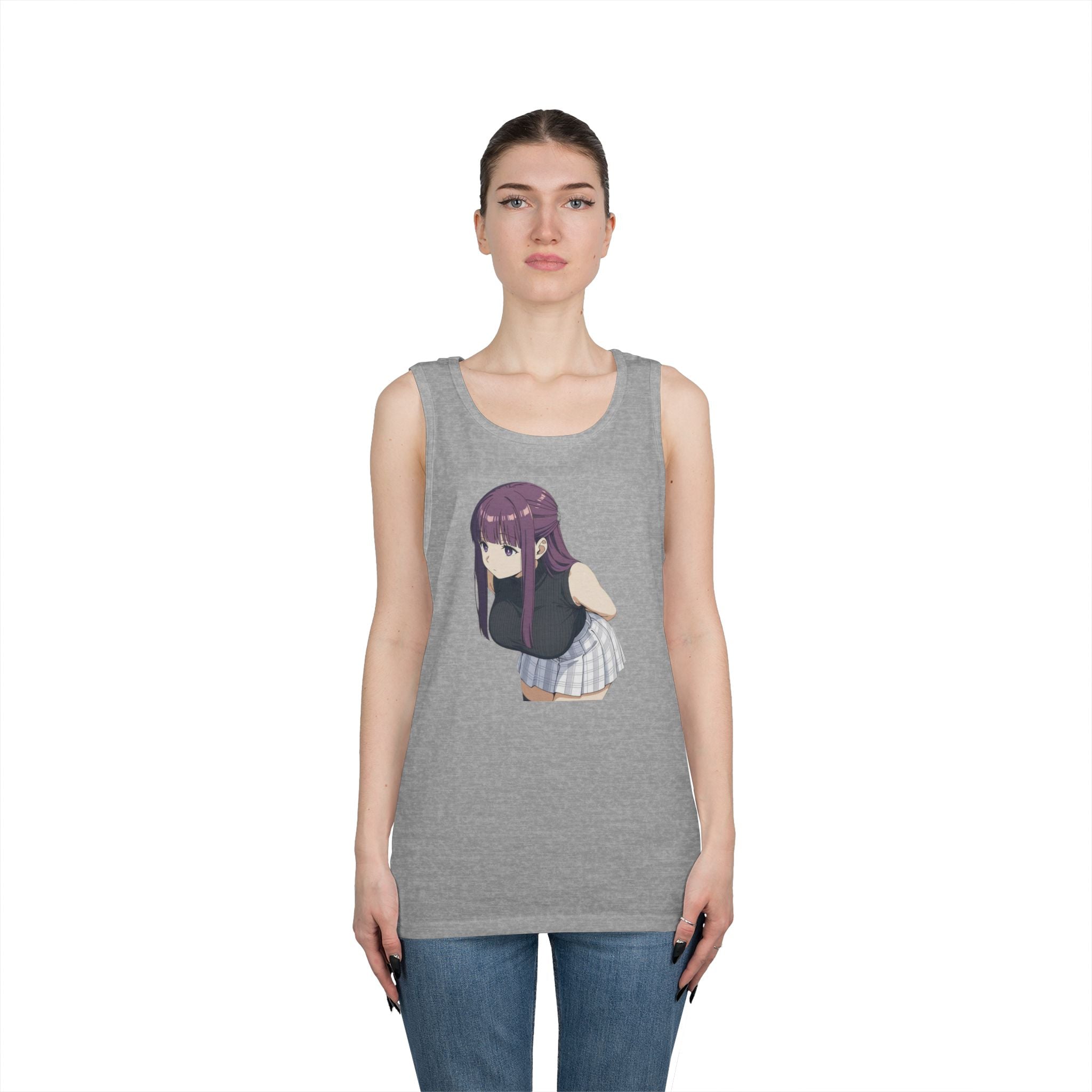 Fern Anime Heavy Cotton Tank Top