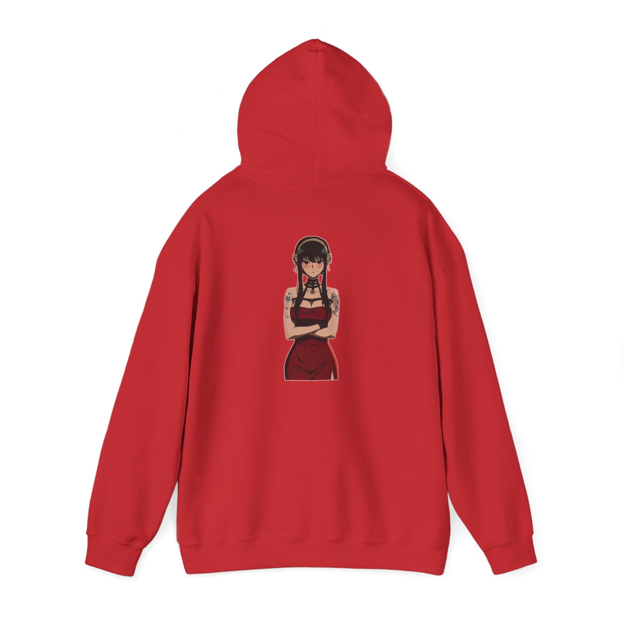 Yor Forger Elegant Tattooed Anime Unisex Heavy Blend™ Hooded Sweatshirt