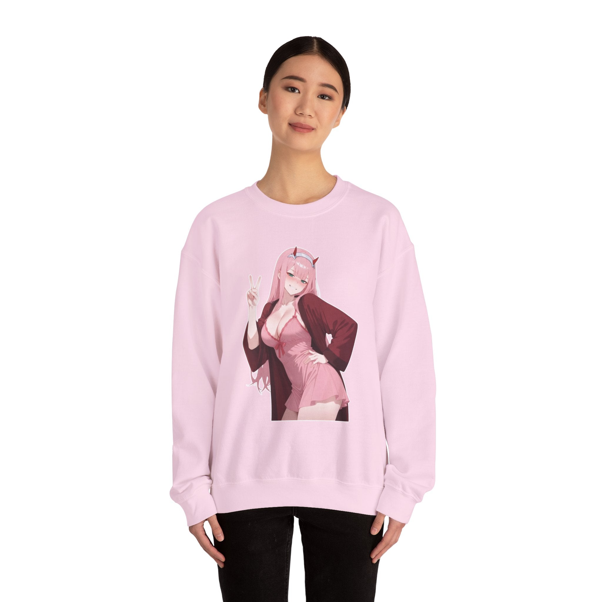 Zero Two Unisex Heavy Blend™ Crewneck Sweatshirt