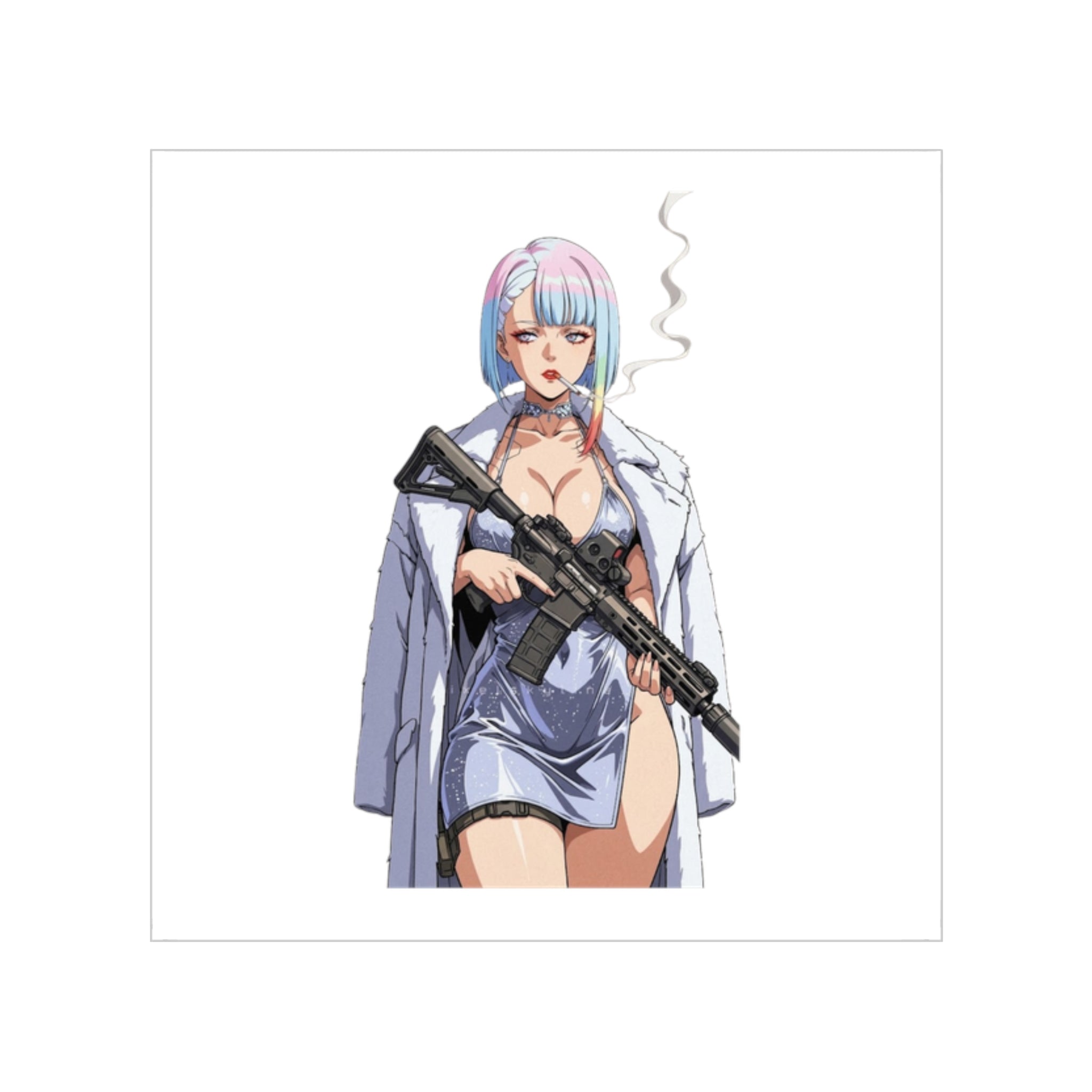 Lucyna Tactical Waifu Sticker