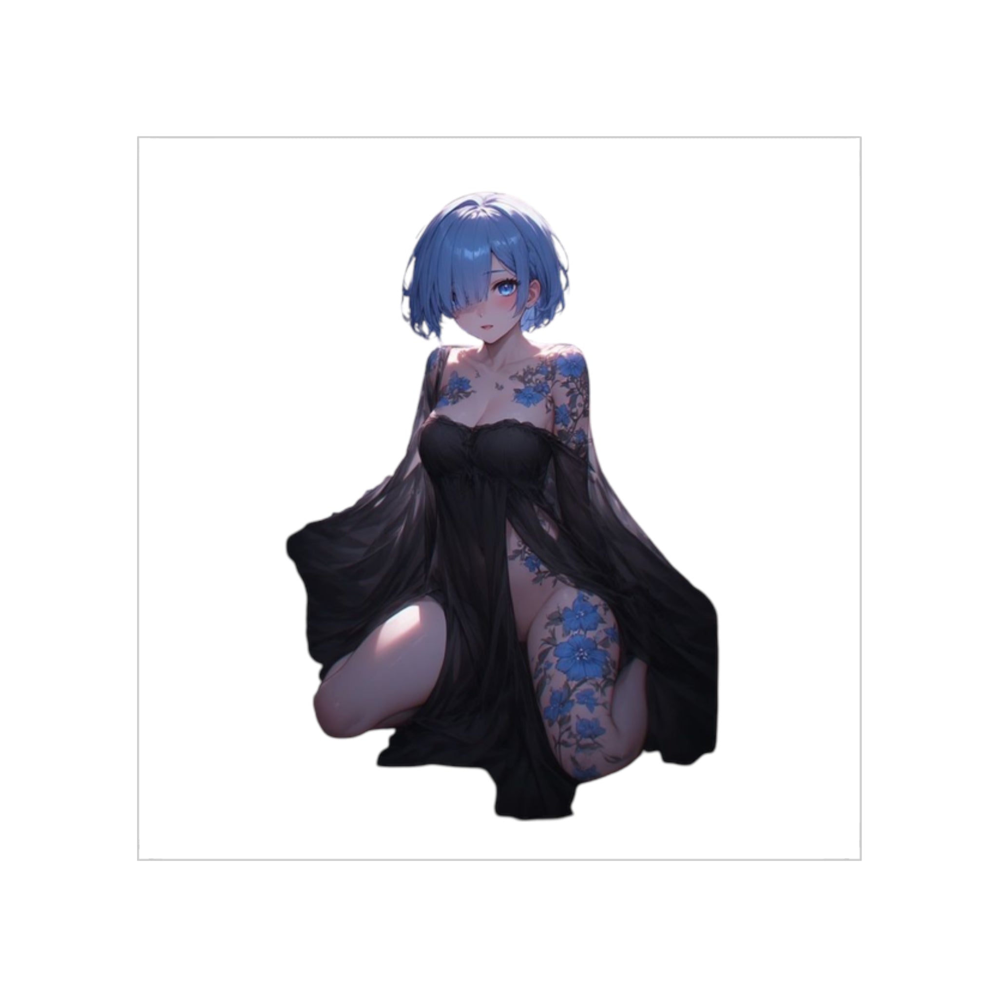 Rem Charming Waifu Sticker