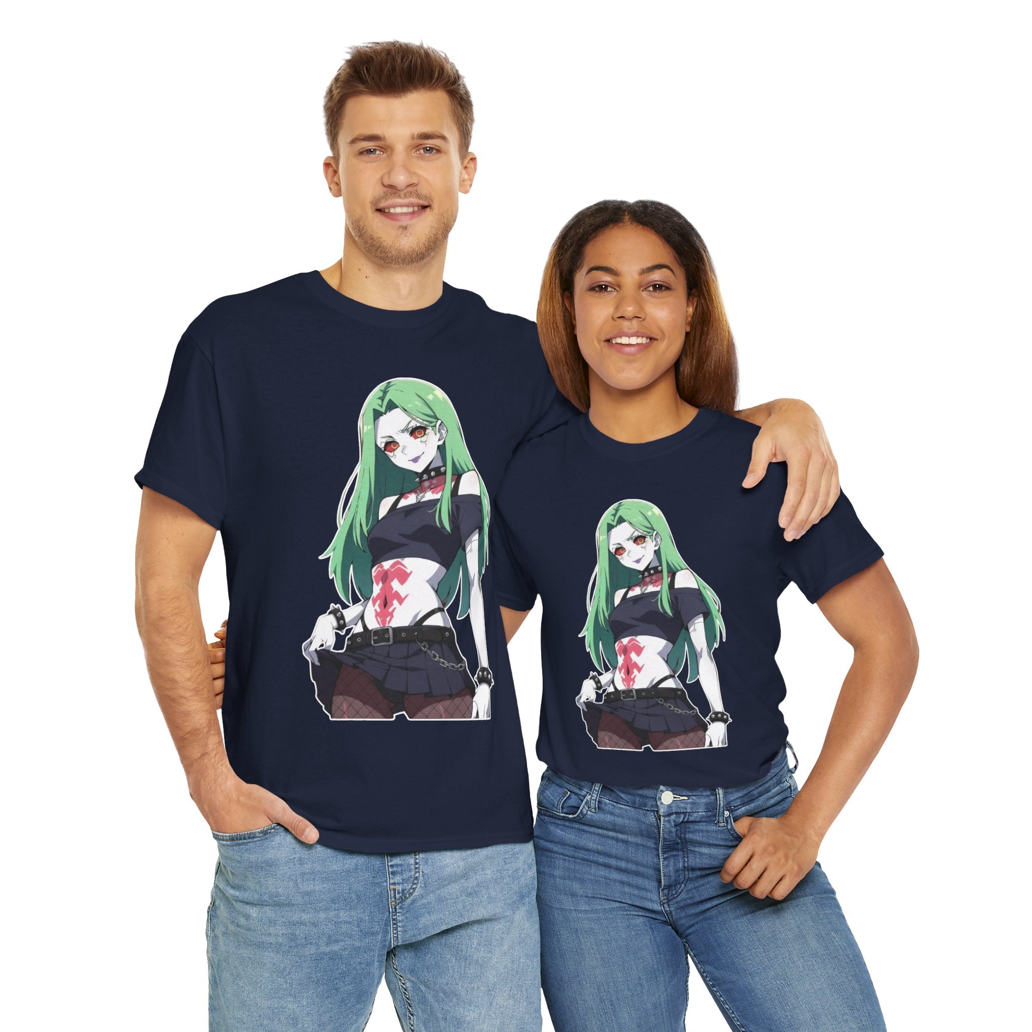 Rebecca Cyberpunk Futuristic Unisex Heavy Cotton Tee