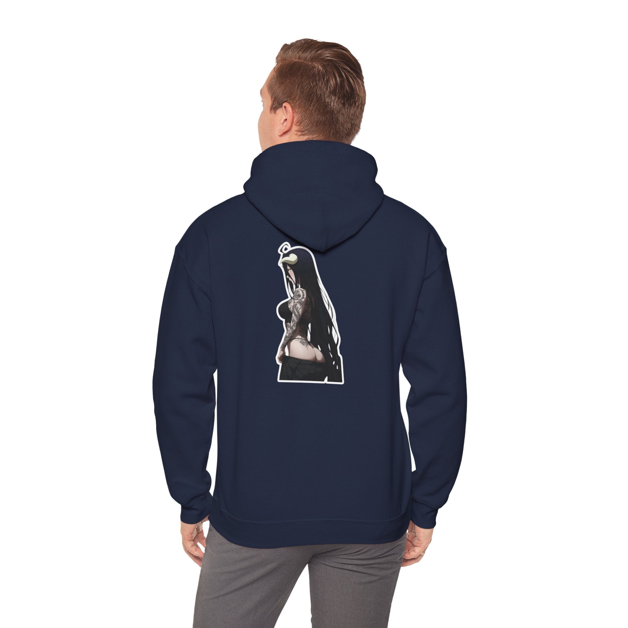 Albedo From Overlord Gothic Tattooed Unisex Heavy Blend™ Hooded Sweatshirt