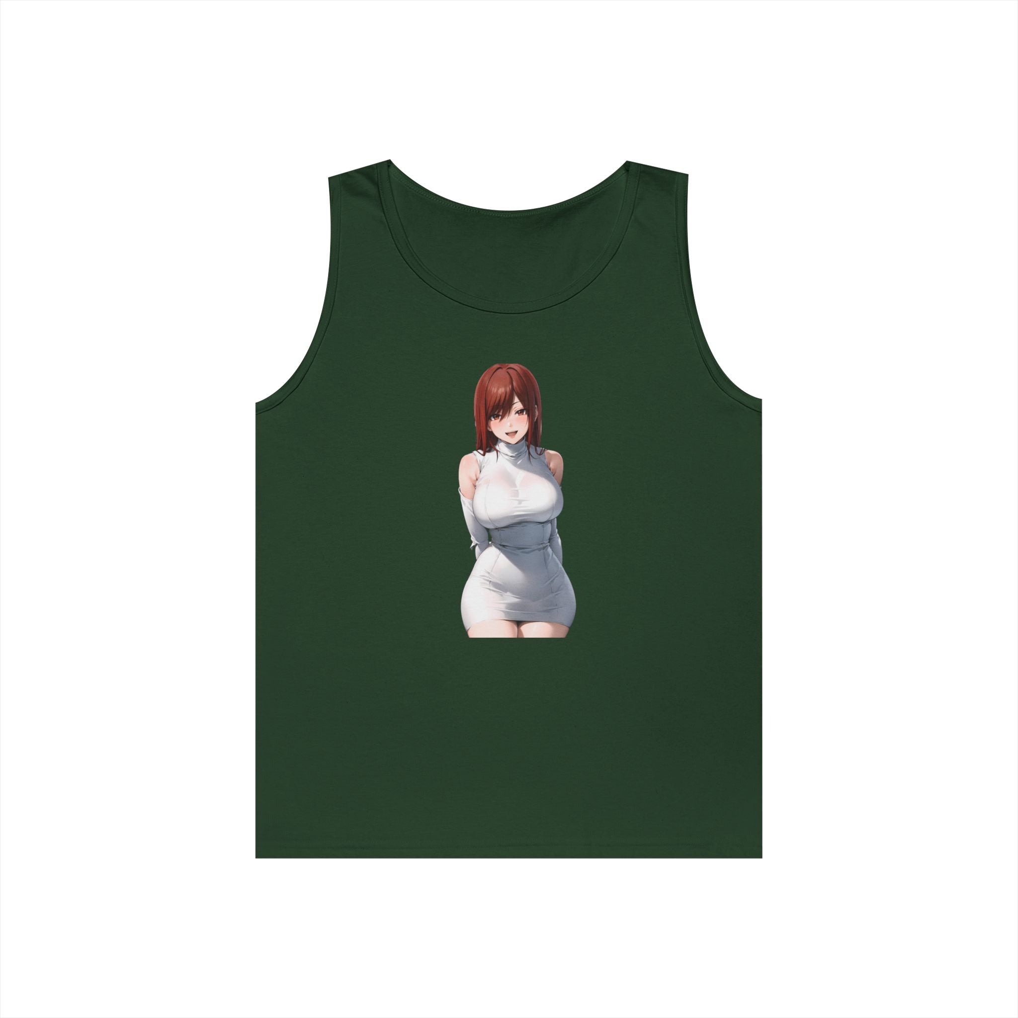 Ezra Scarlet Charming White Dress Anime Heavy Cotton Tank Top