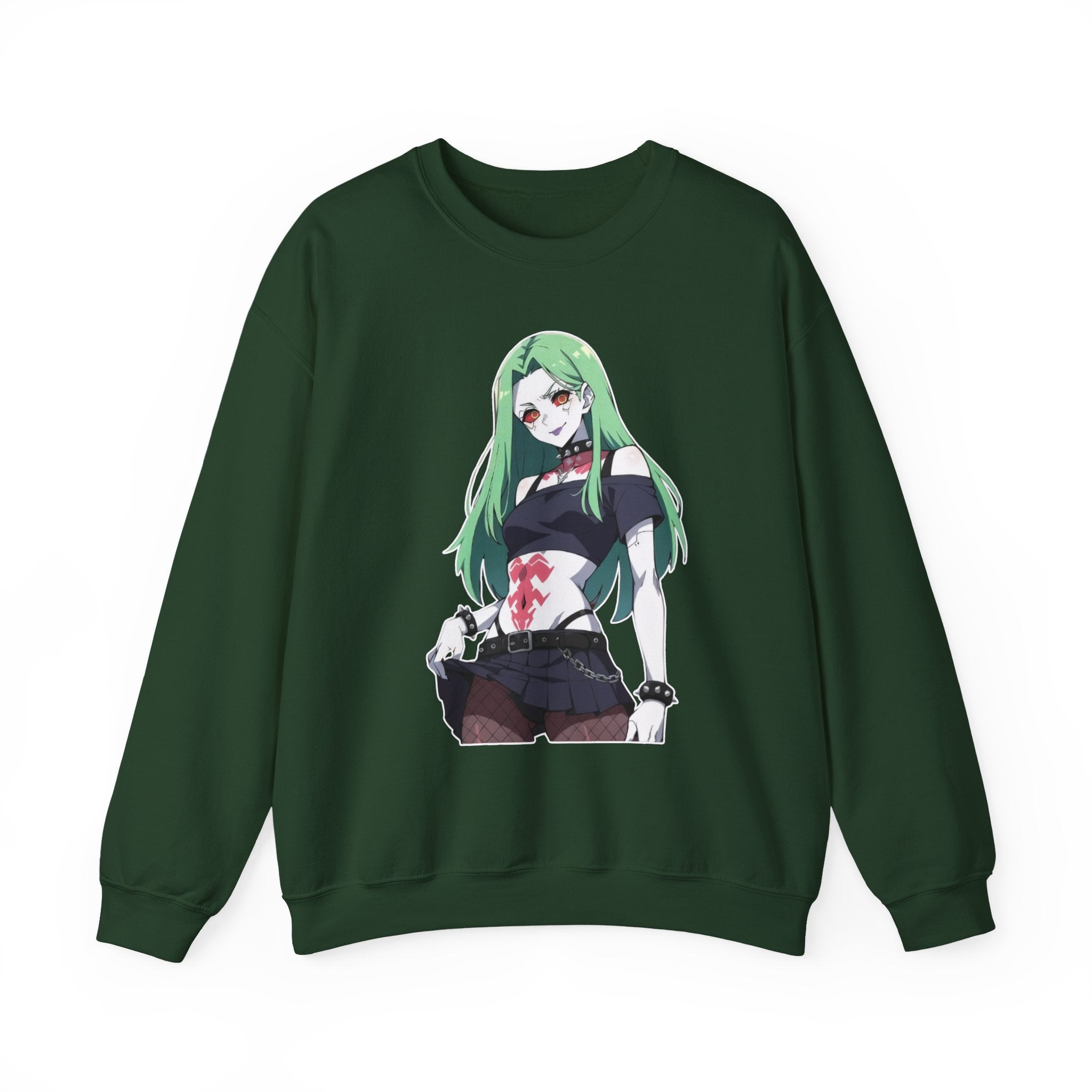 Rebecca Cyberpunk Futuristic Unisex Heavy Blend™ Crewneck Sweatshirt