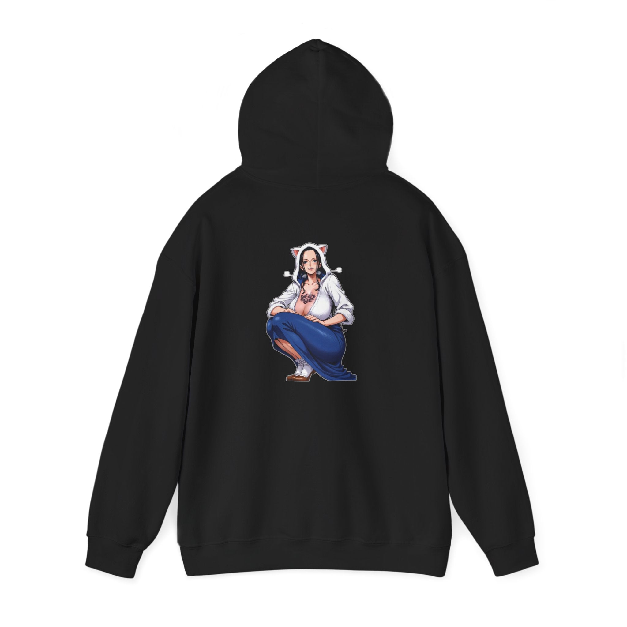 Nico Robin Catgirl Casual Anime Unisex Heavy Blend™ Hooded Sweatshirt
