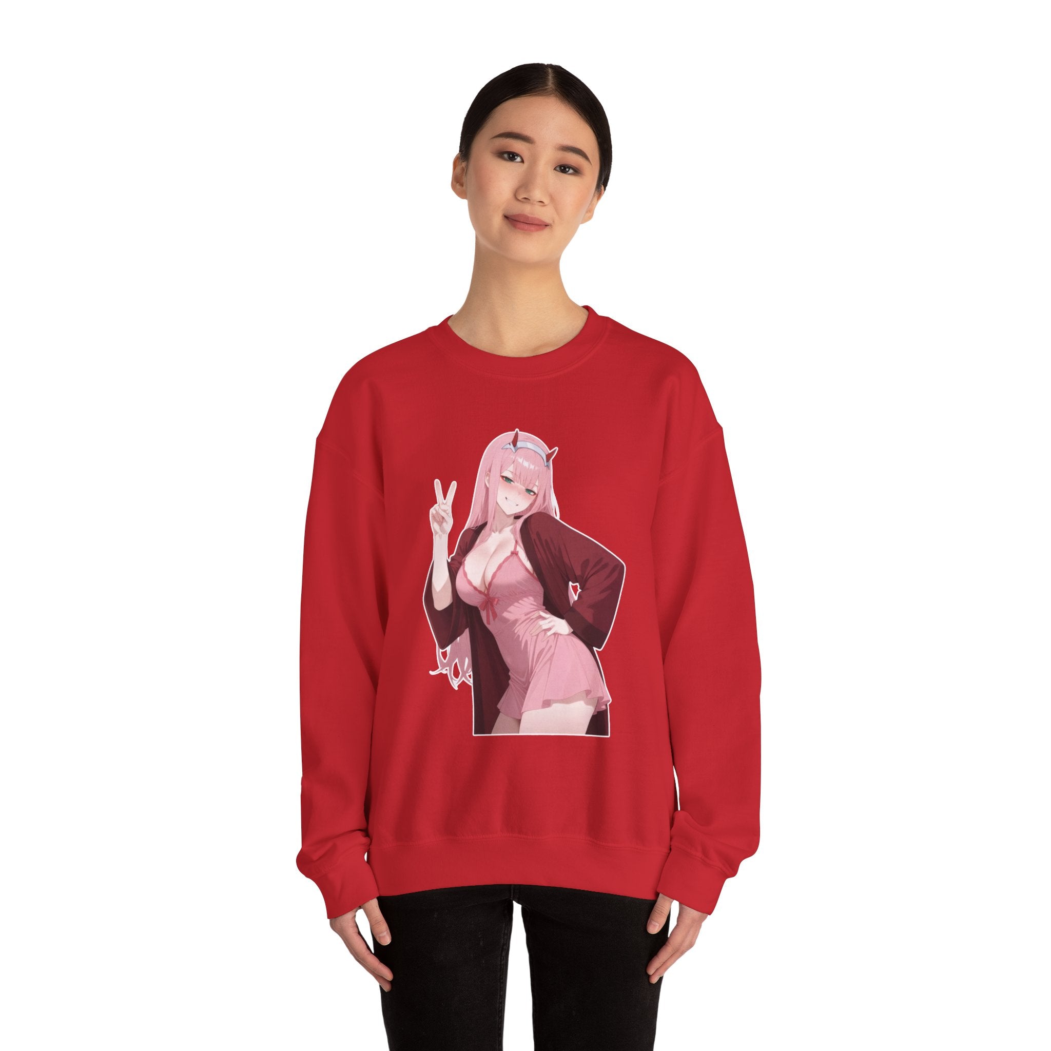 Zero Two Unisex Heavy Blend™ Crewneck Sweatshirt