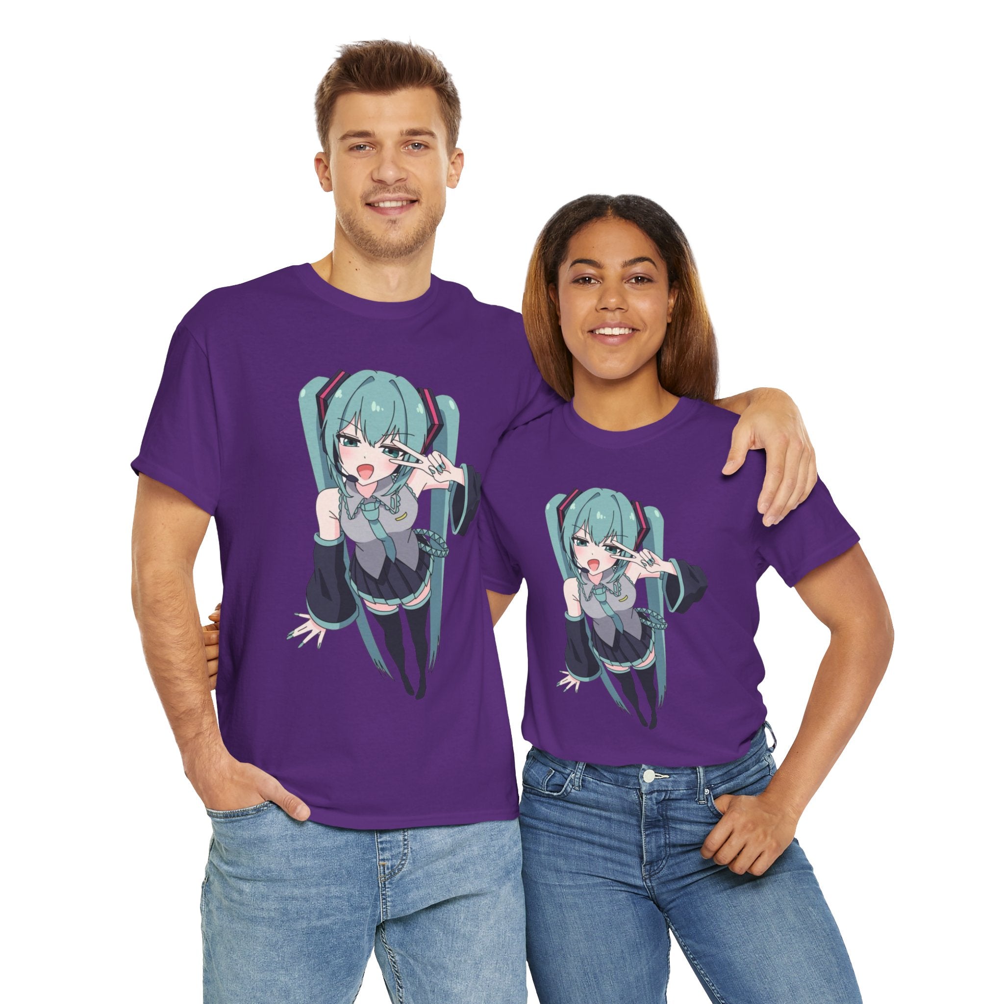 Hatsune Miku Unisex Heavy Cotton Tee
