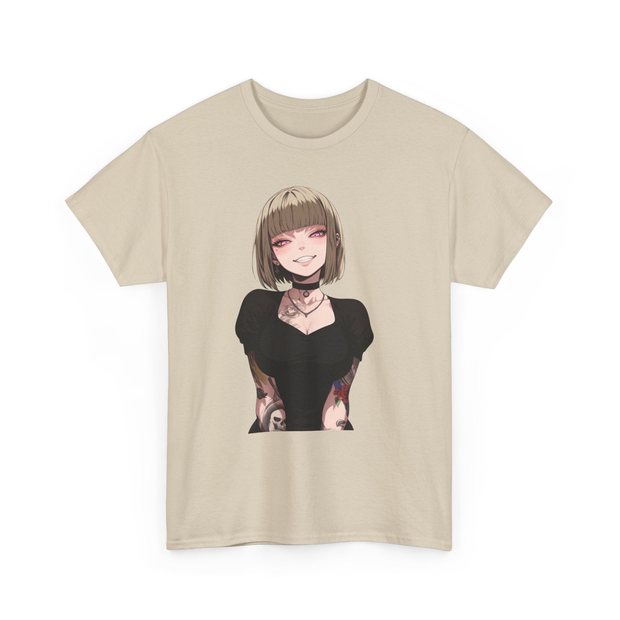Sexy Style Himiko Toga Skull Tattooed Unisex Heavy Cotton Tee