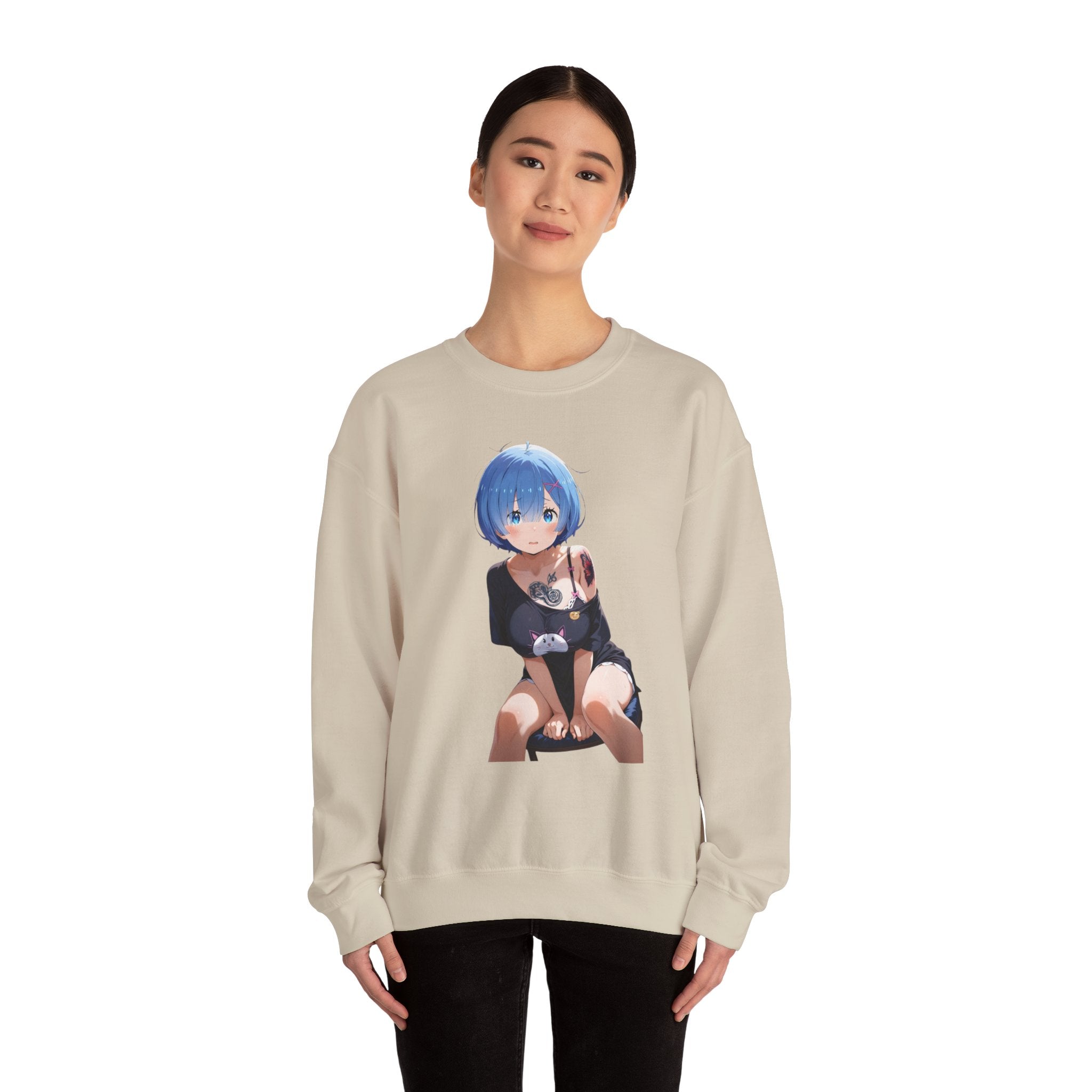 Sexy Rem Tattooed Unisex Heavy Blend™ Crewneck Sweatshirt