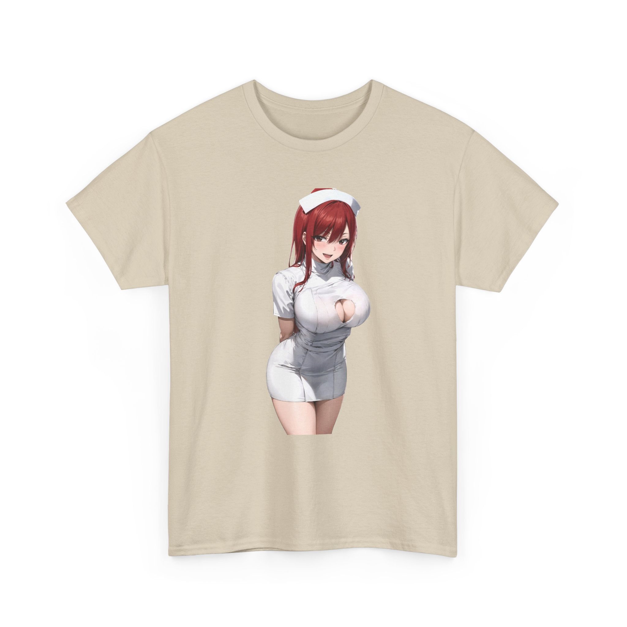Ezra Scarlet Nurse Uniform Anime Heavy Cotton Tee