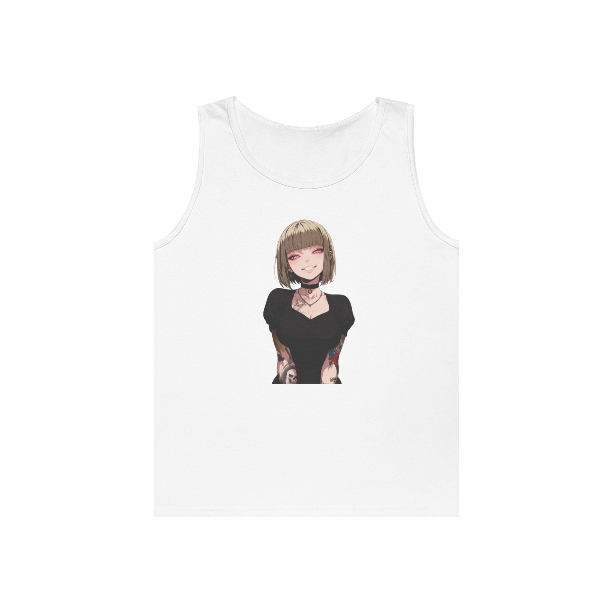 Sexy Style Himiko Toga Skull Tattooed Heavy Cotton Tank Top