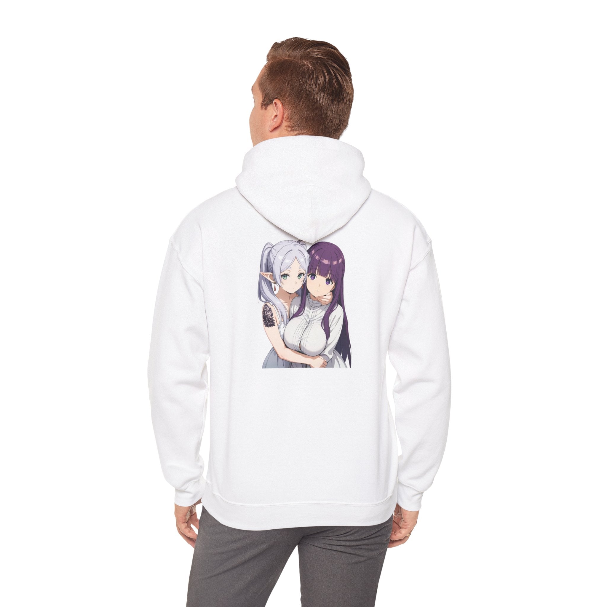Fern x Frieren Waifu Unisex Heavy Blend™ Hooded Sweatshirt