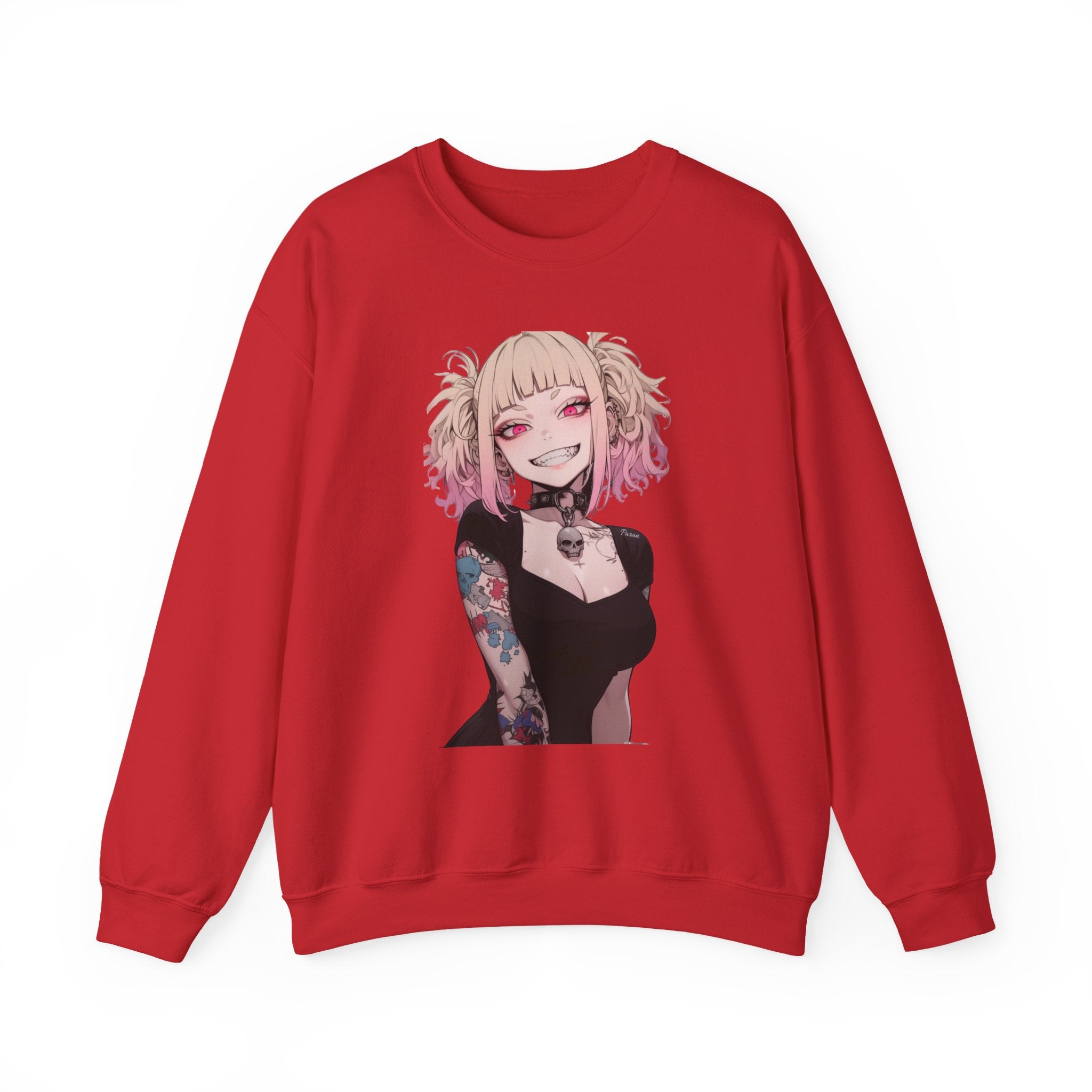 Gothic Himiko Toga Tattooed Crazy Unisex Heavy Blend™ Crewneck Sweatshirt