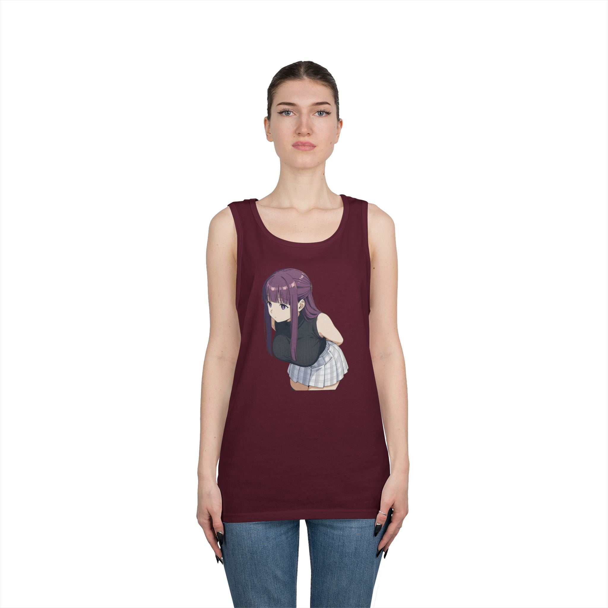 Fern Anime Heavy Cotton Tank Top