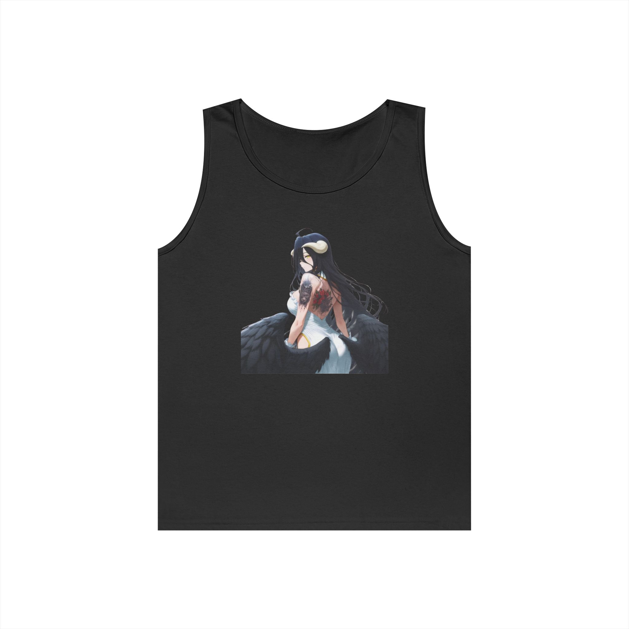 Gothic Albedo Overlord Waifu Heavy Cotton Tank Top