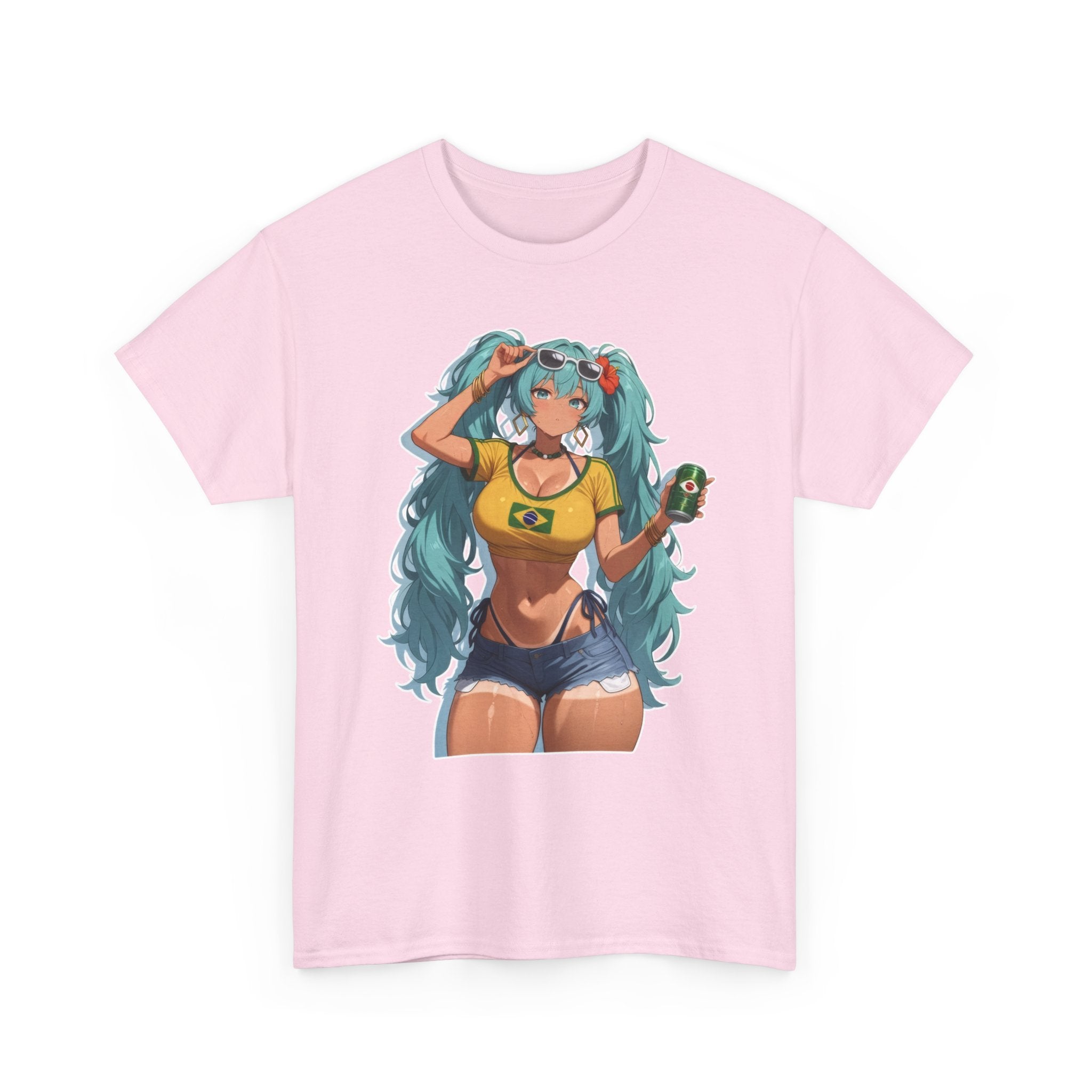 Hatsune Miku Brazil Girl Unisex Heavy Cotton Tee