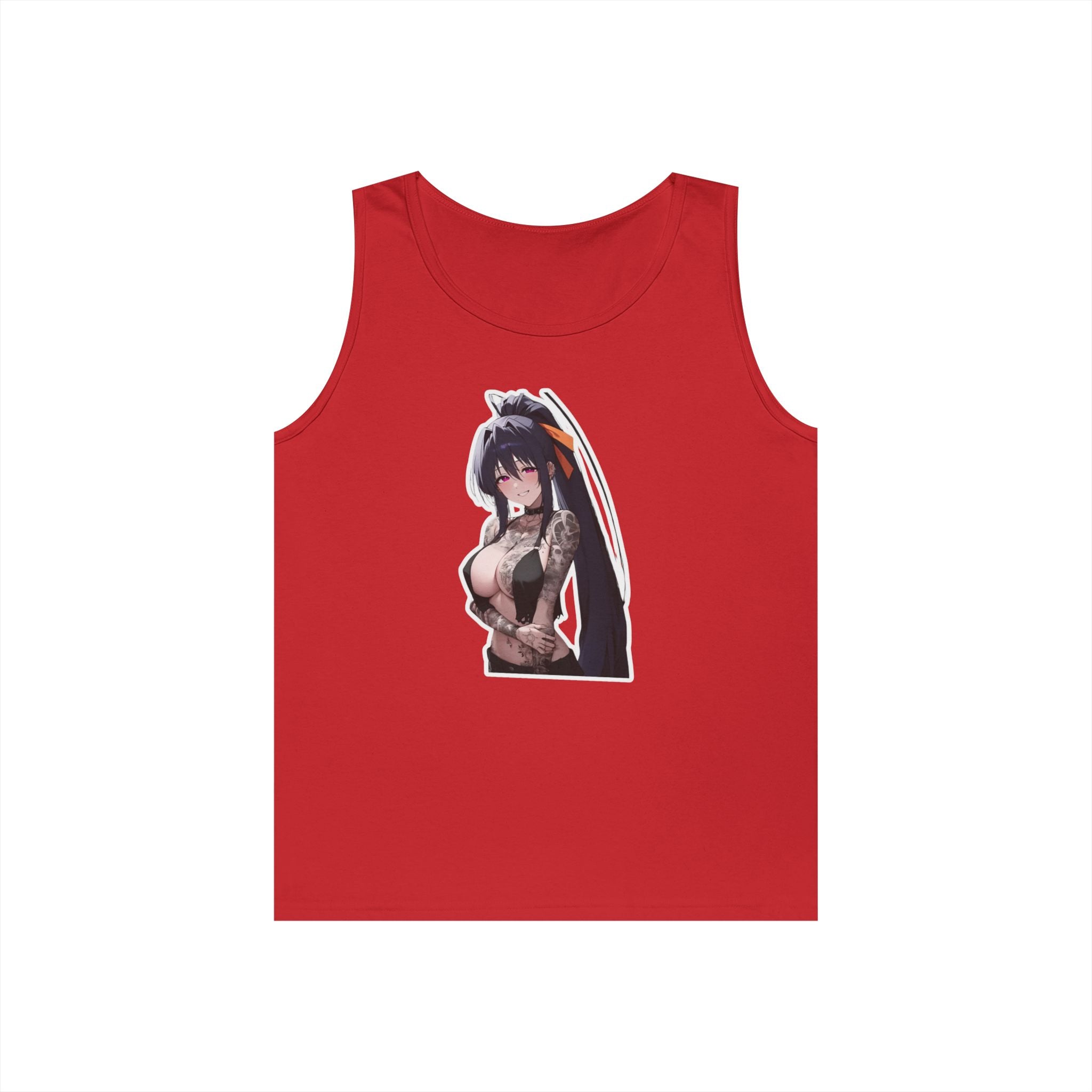 Akeno Himejima Gothic Tattooed Heavy Cotton Tank Top