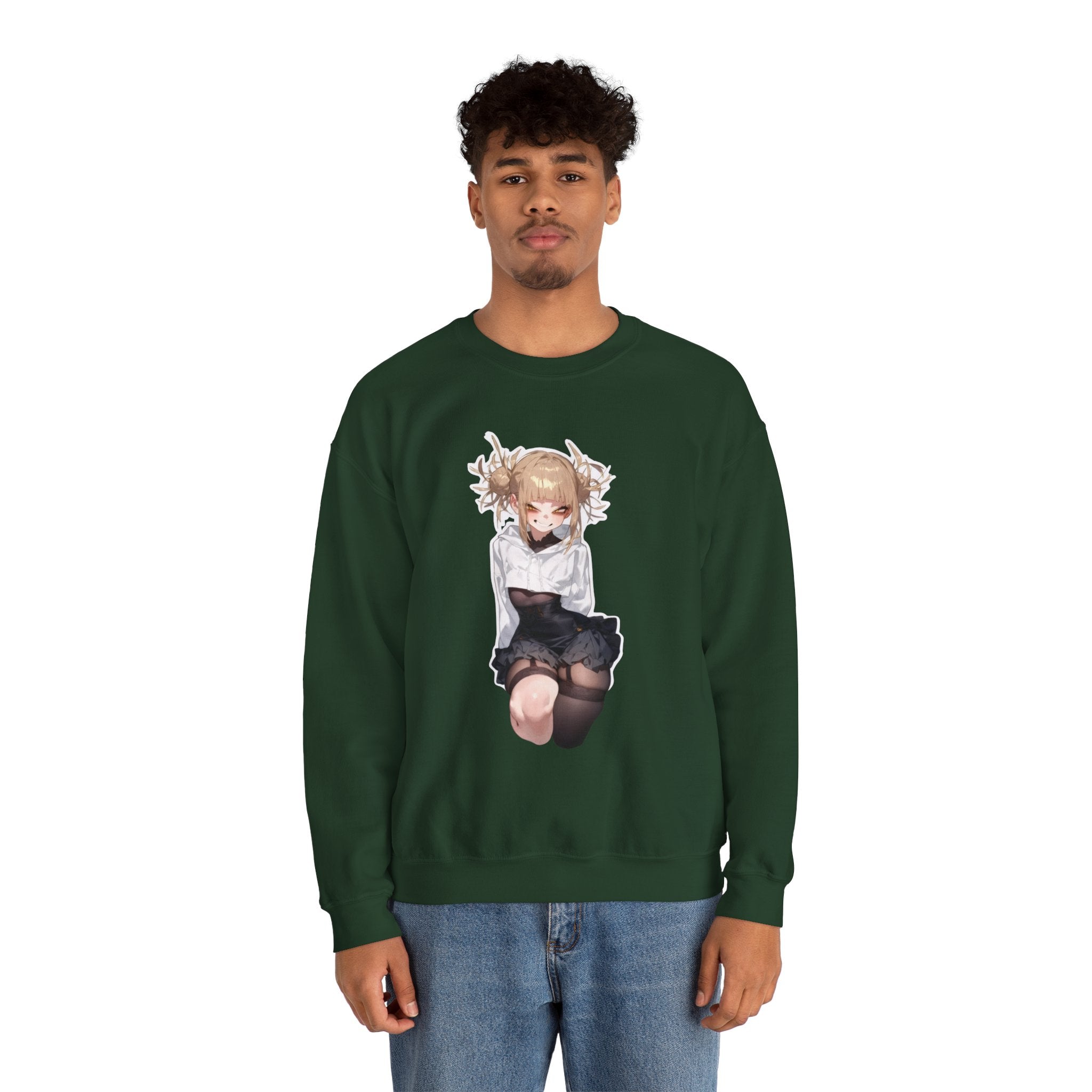 Himiko Toga Crazy Aesthetic Unisex Heavy Blend™ Crewneck Sweatshirt