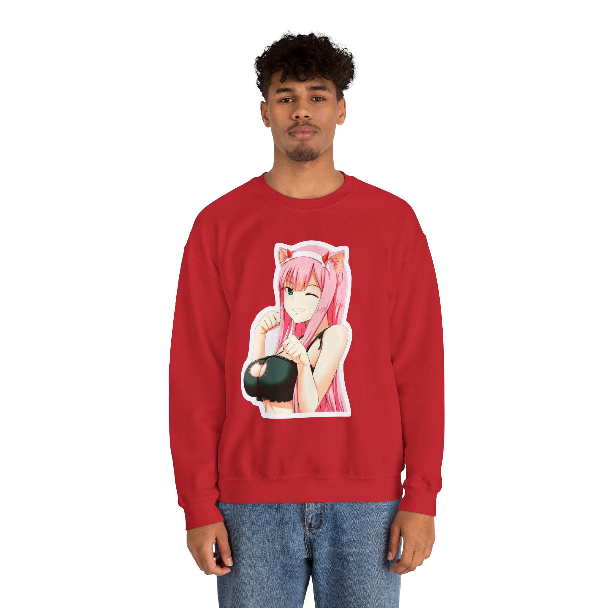 Zero Two Sexy Style Unisex Heavy Blend™ Crewneck Sweatshirt