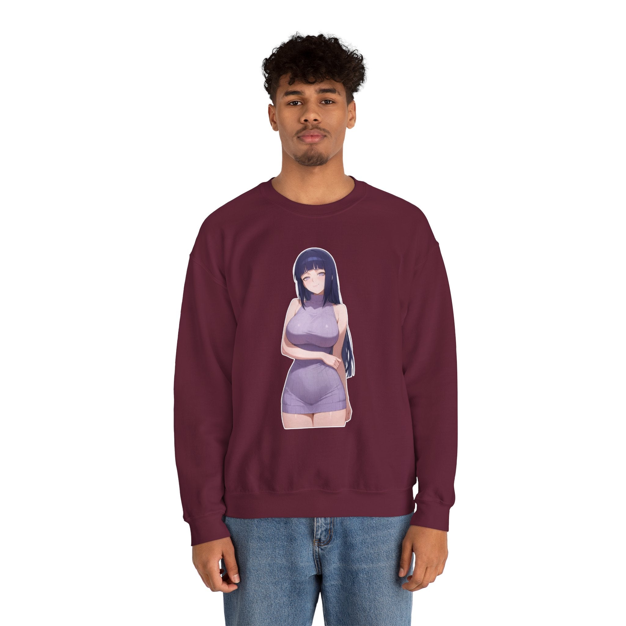 Hinata Waifu Unisex Heavy Blend™ Crewneck Sweatshirt