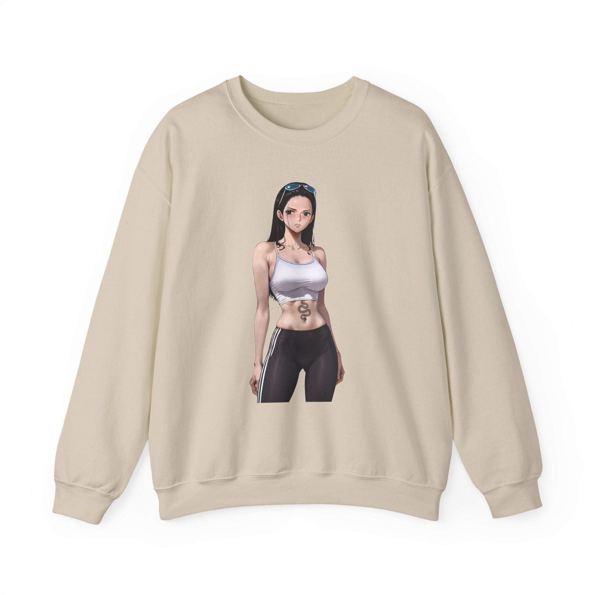 Copy of Nico Robin Catgirl Casual Anime Unisex Heavy Blend™ Crewneck Sweatshirt