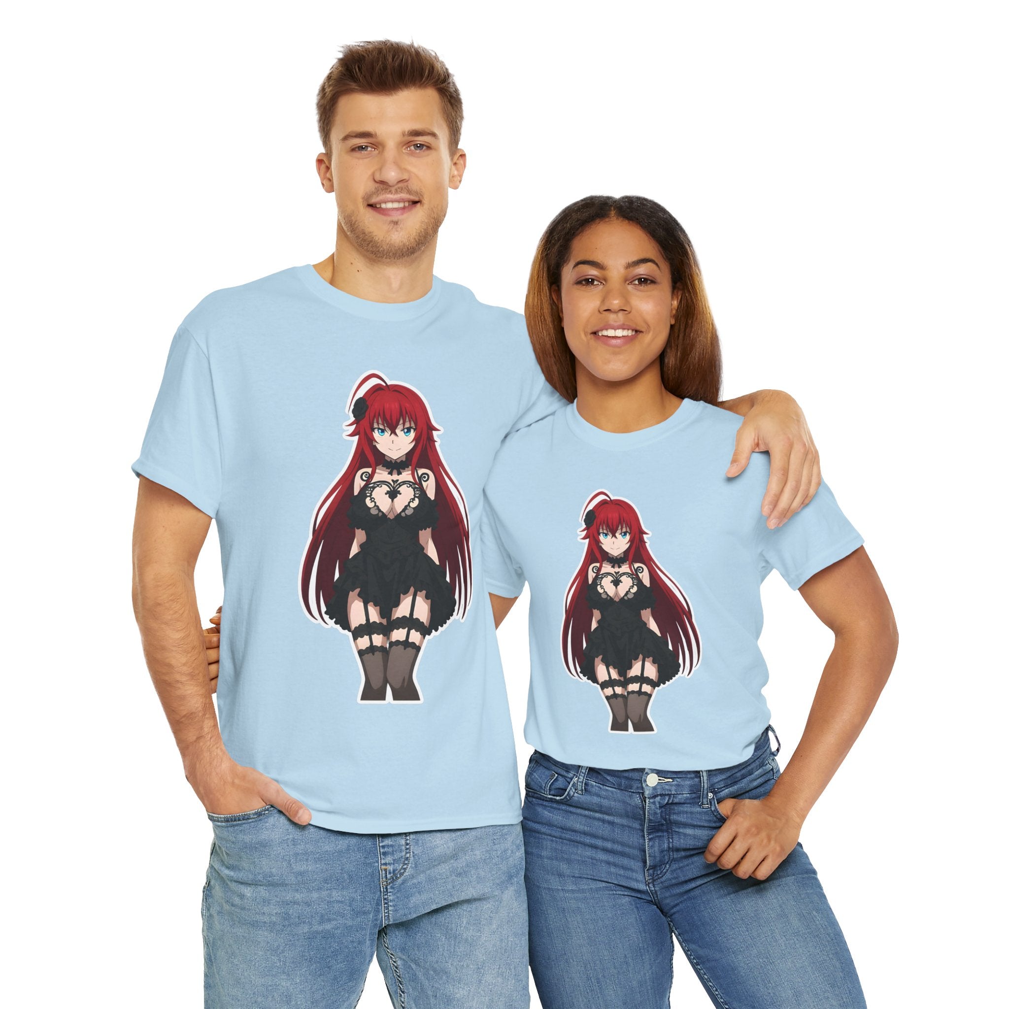 Rias Gremory Gothic Style Waifu Unisex Heavy Cotton Tee