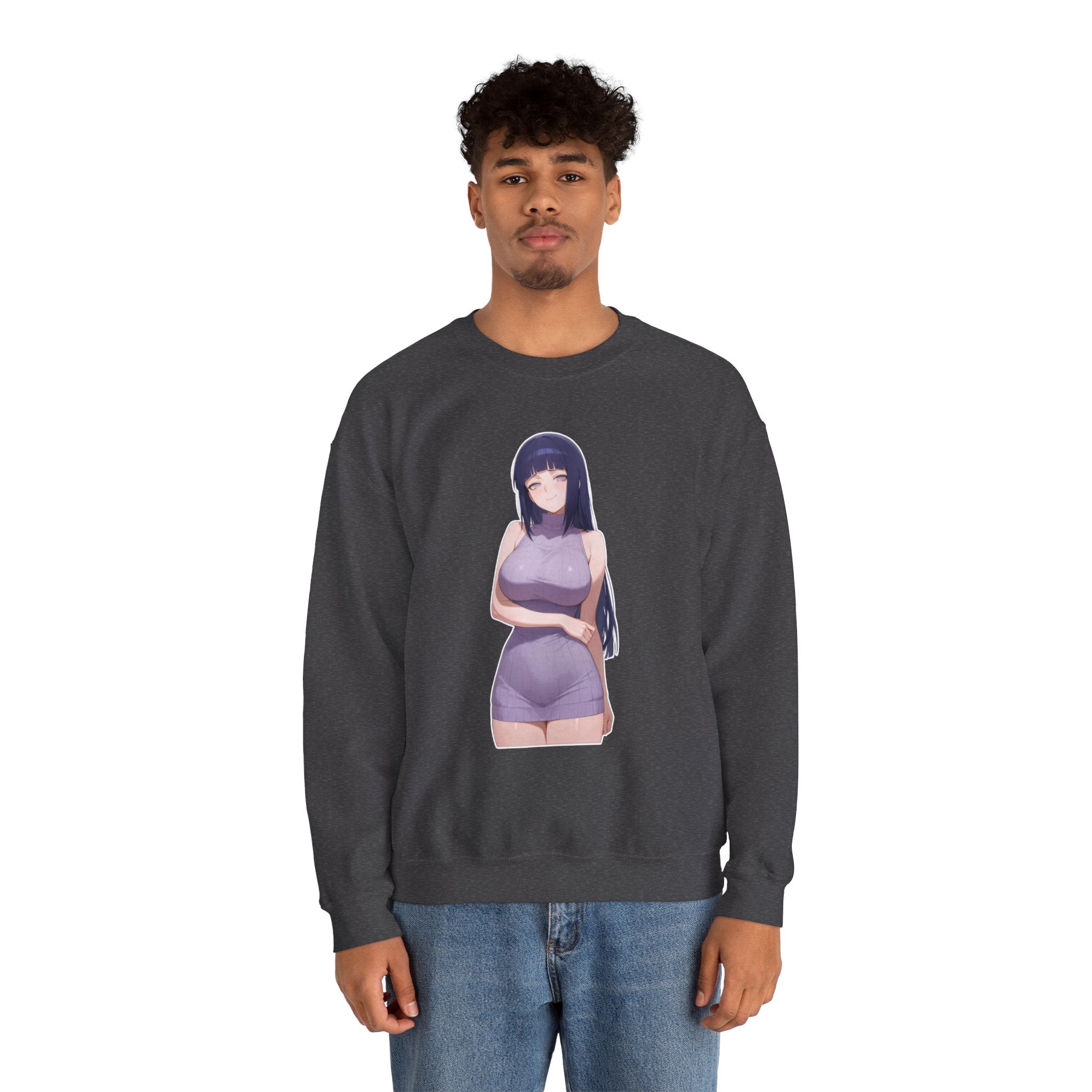 Hinata Waifu Unisex Heavy Blend™ Crewneck Sweatshirt