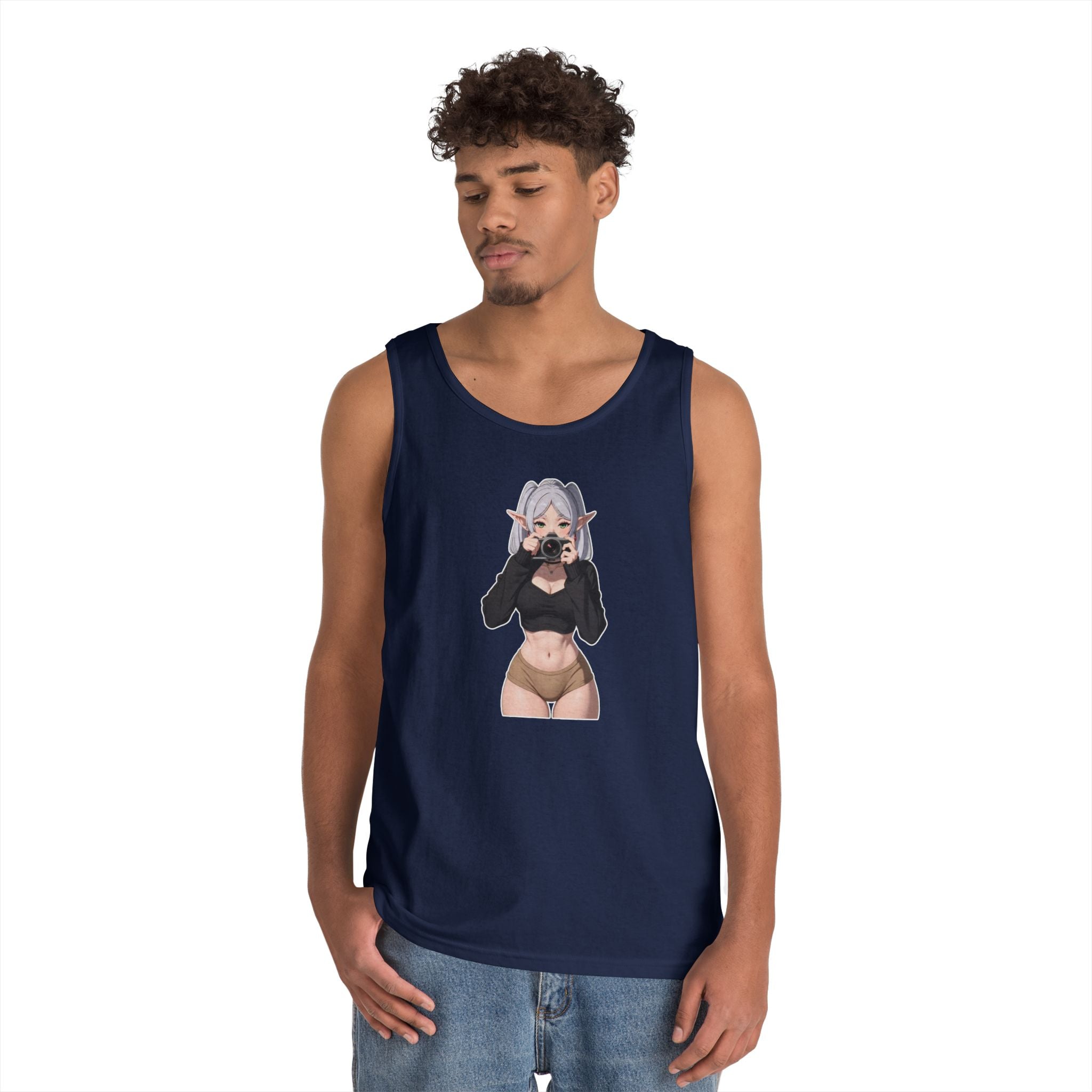 Frieren Cute Heavy Cotton Tank Top