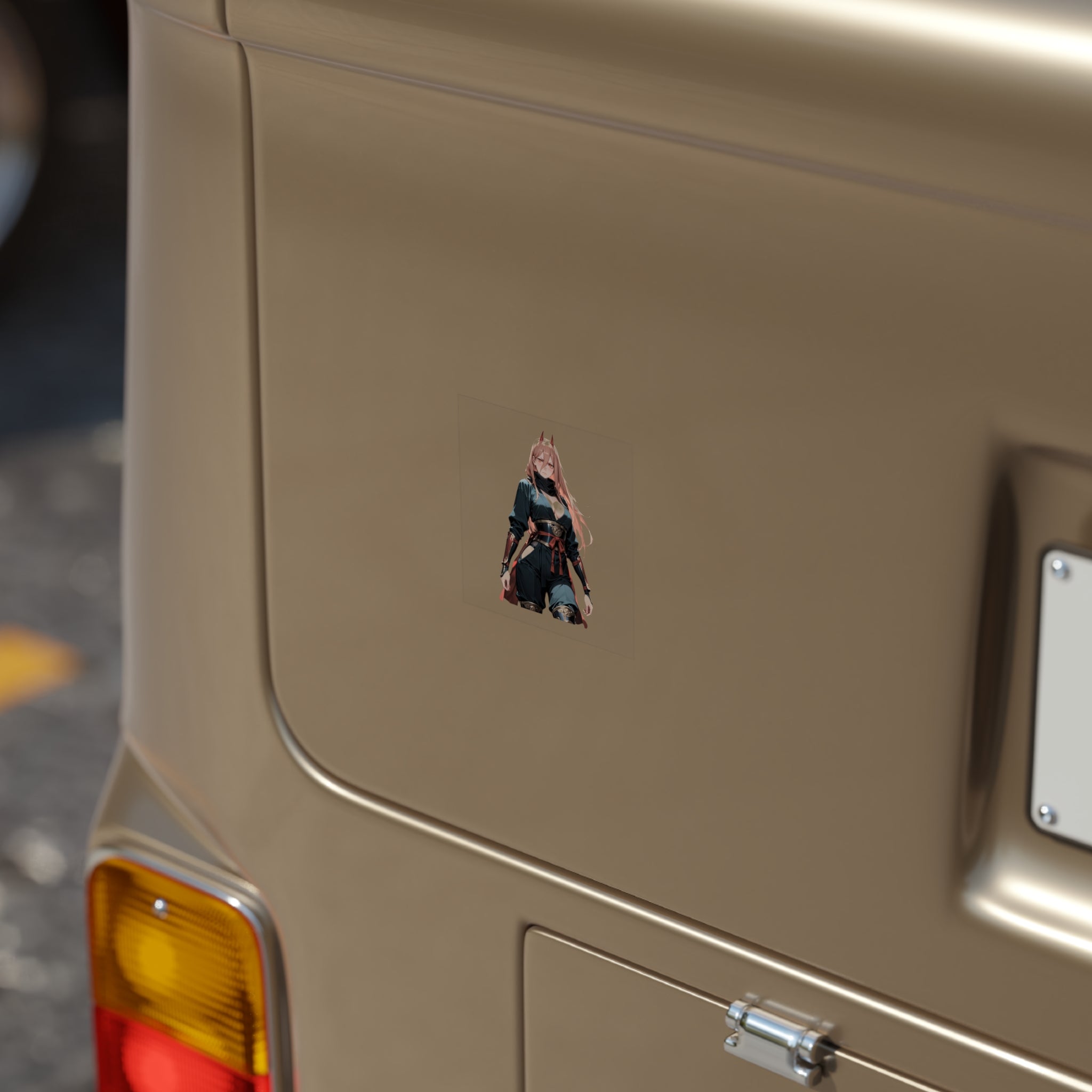 Power Samurai Waifu Sticker