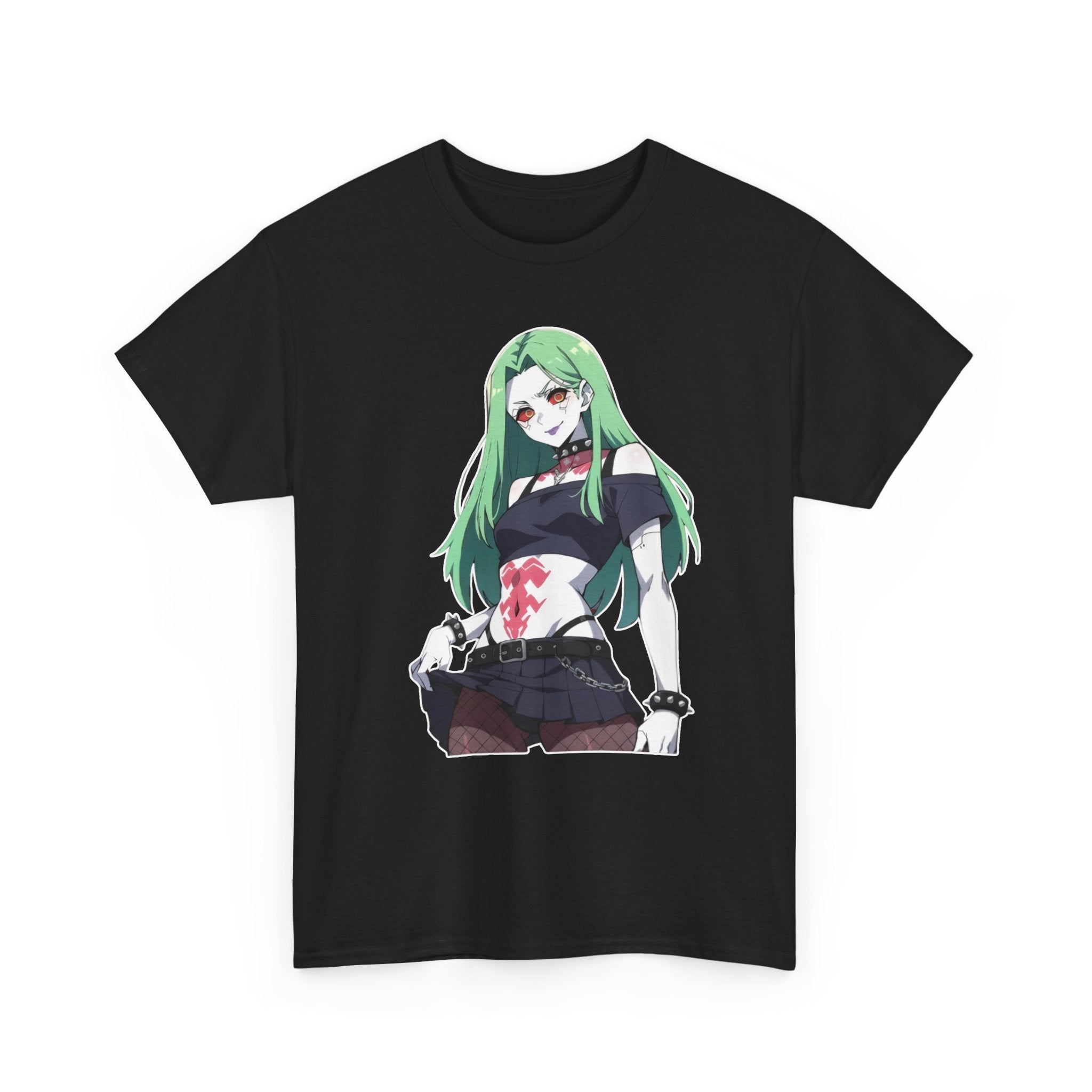 Rebecca Cyberpunk Futuristic Unisex Heavy Cotton Tee