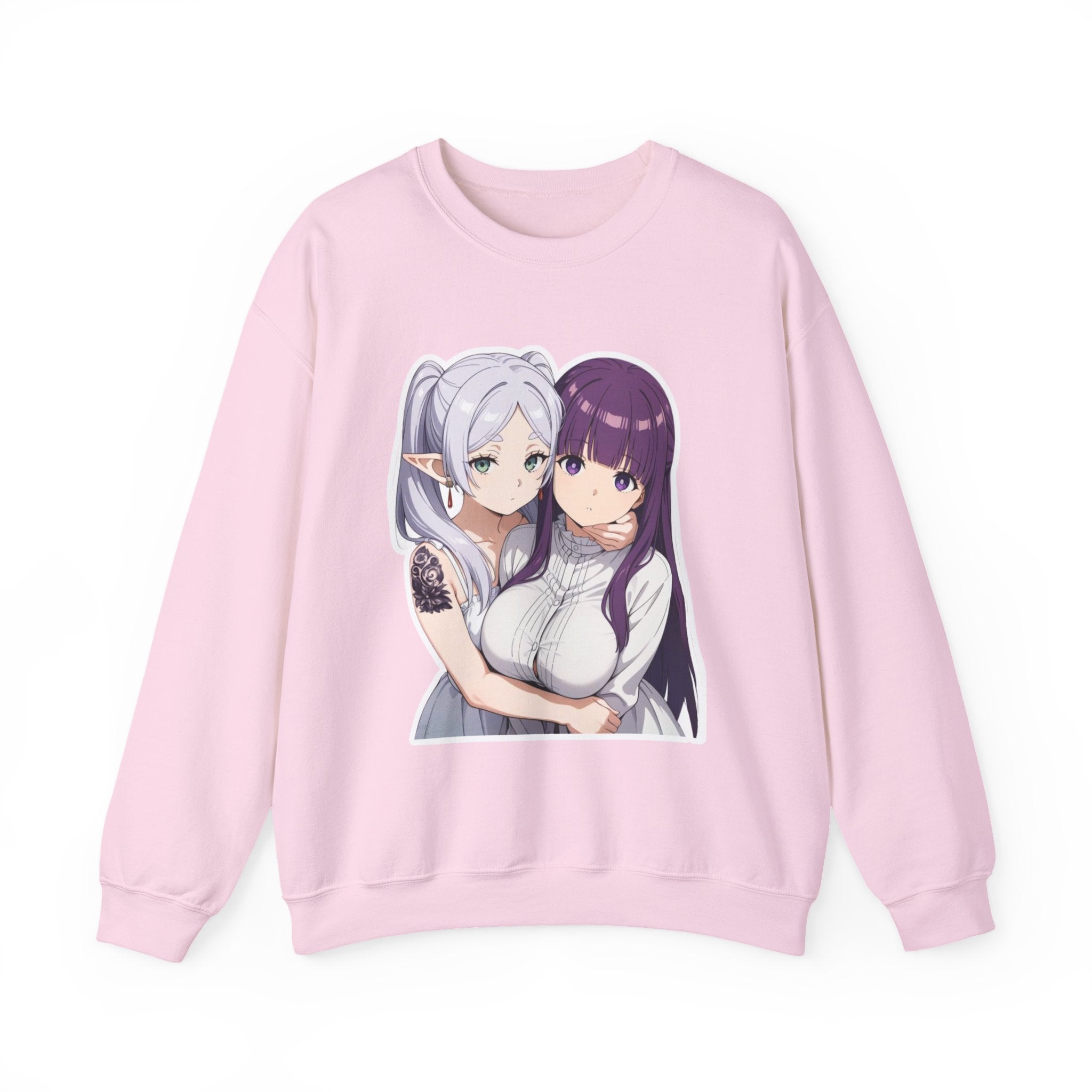 Fern x Frieren Waifu Unisex Heavy Blend™ Crewneck Sweatshirt