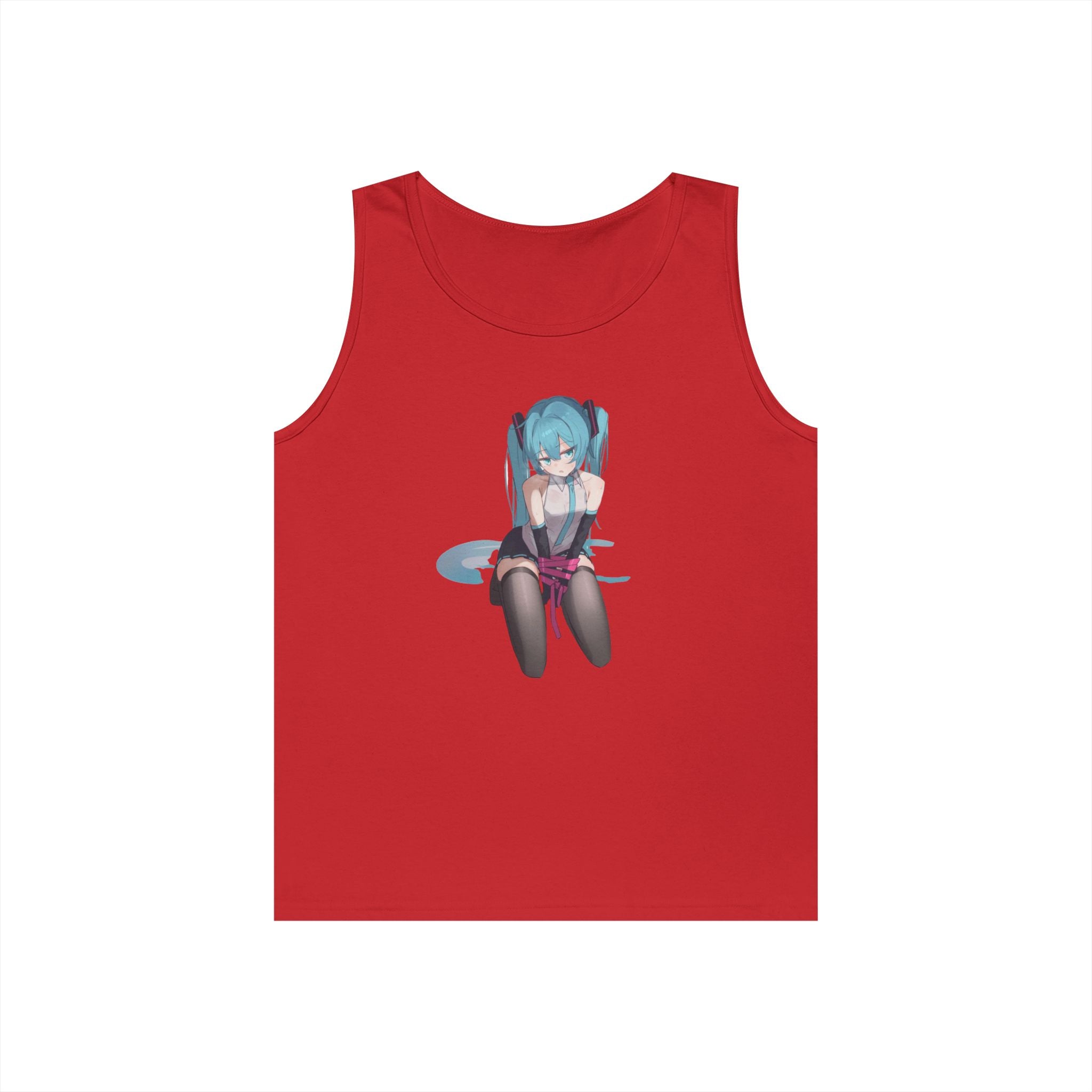 Hatsune Miku Bound Cute Anime Heavy Cotton Tank Top