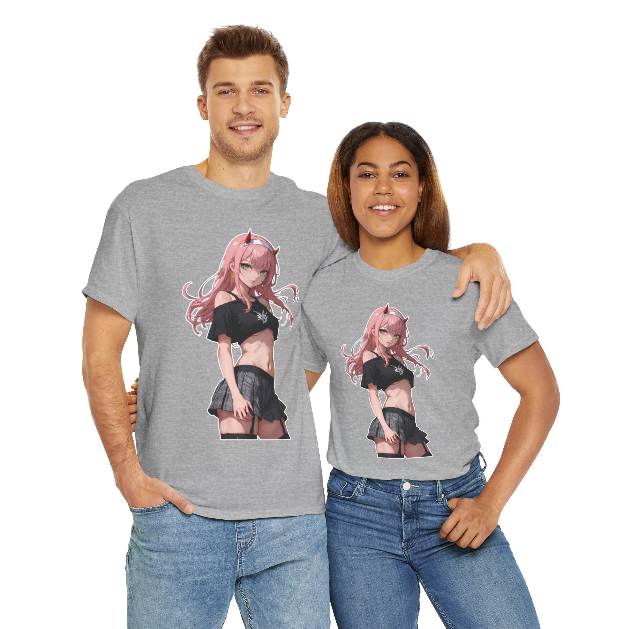 Zero Two Streetwear Style Unisex Heavy Cotton Tee