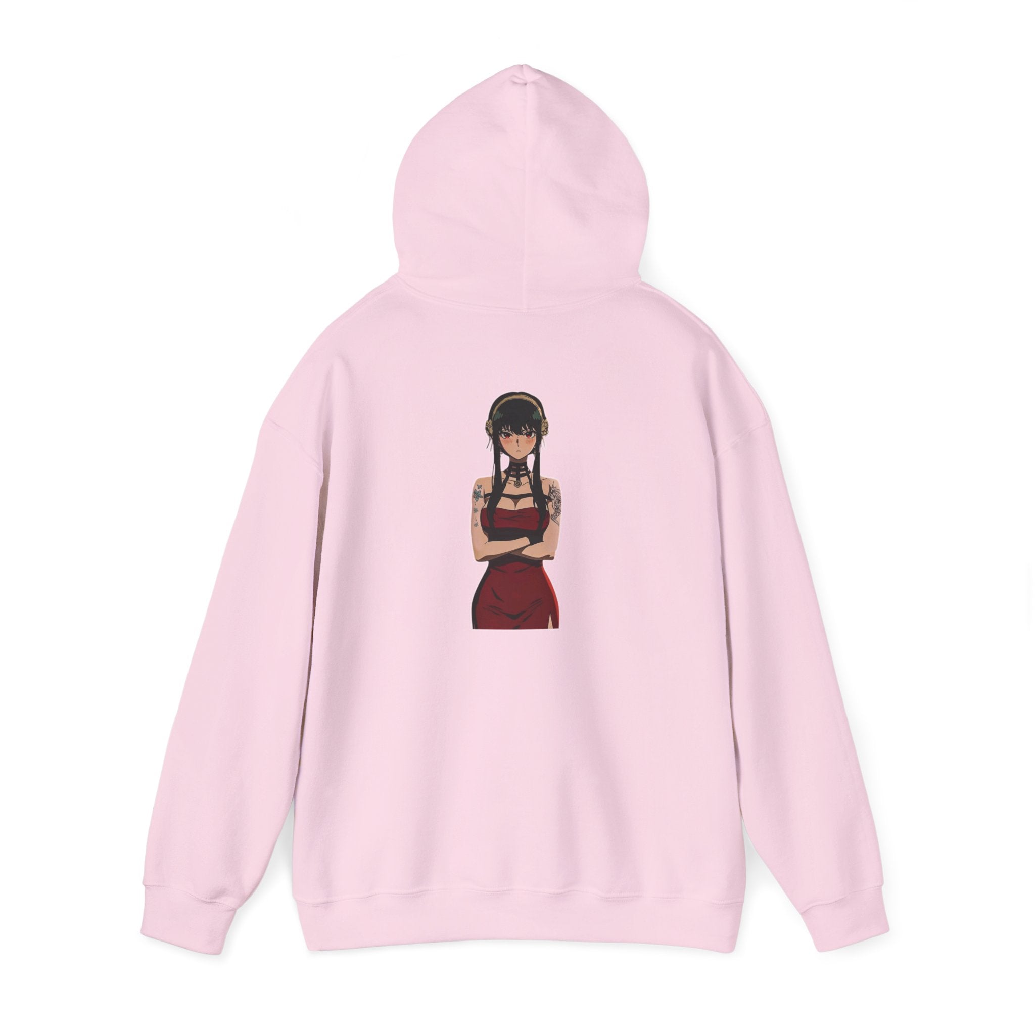 Yor Forger Elegant Tattooed Anime Unisex Heavy Blend™ Hooded Sweatshirt