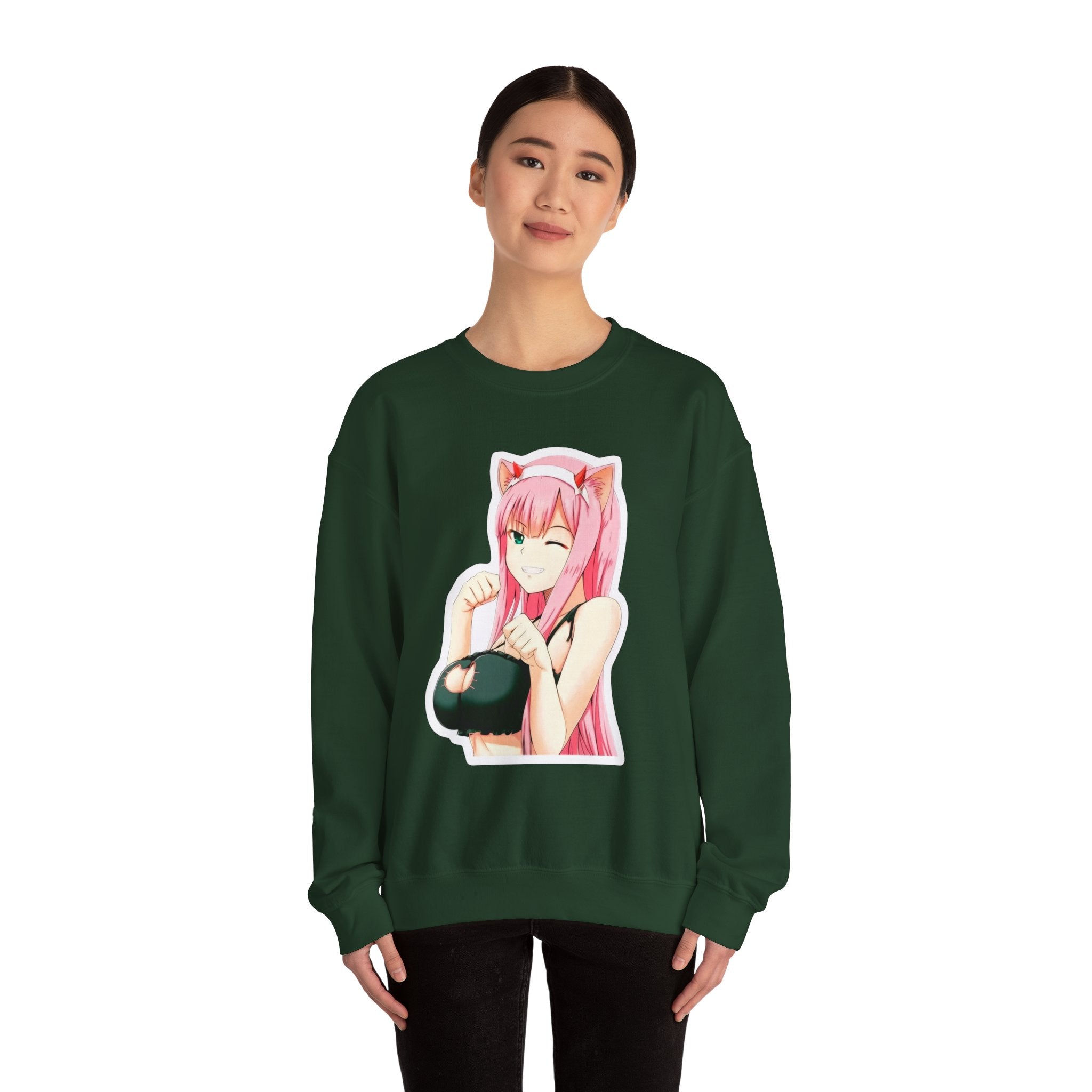Zero Two Sexy Style Unisex Heavy Blend™ Crewneck Sweatshirt