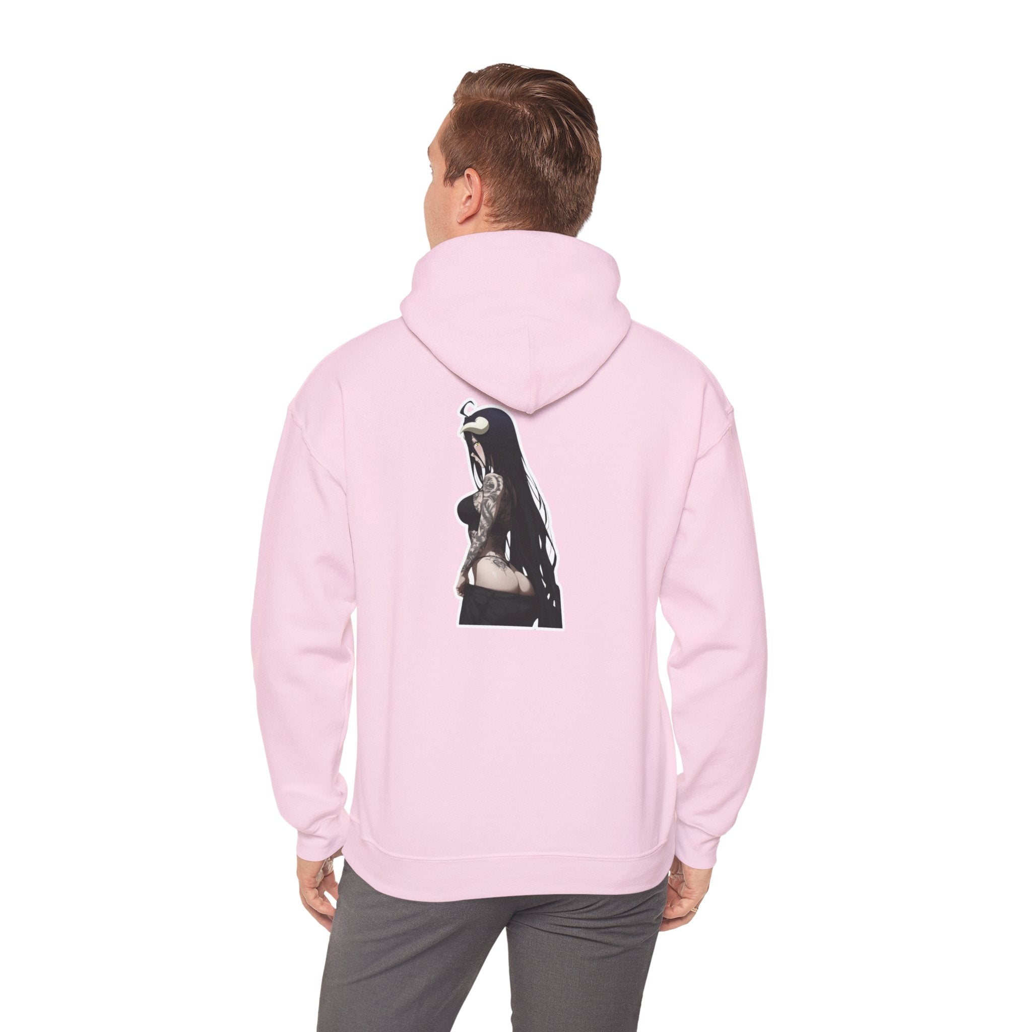 Albedo From Overlord Gothic Tattooed Unisex Heavy Blend™ Hooded Sweatshirt