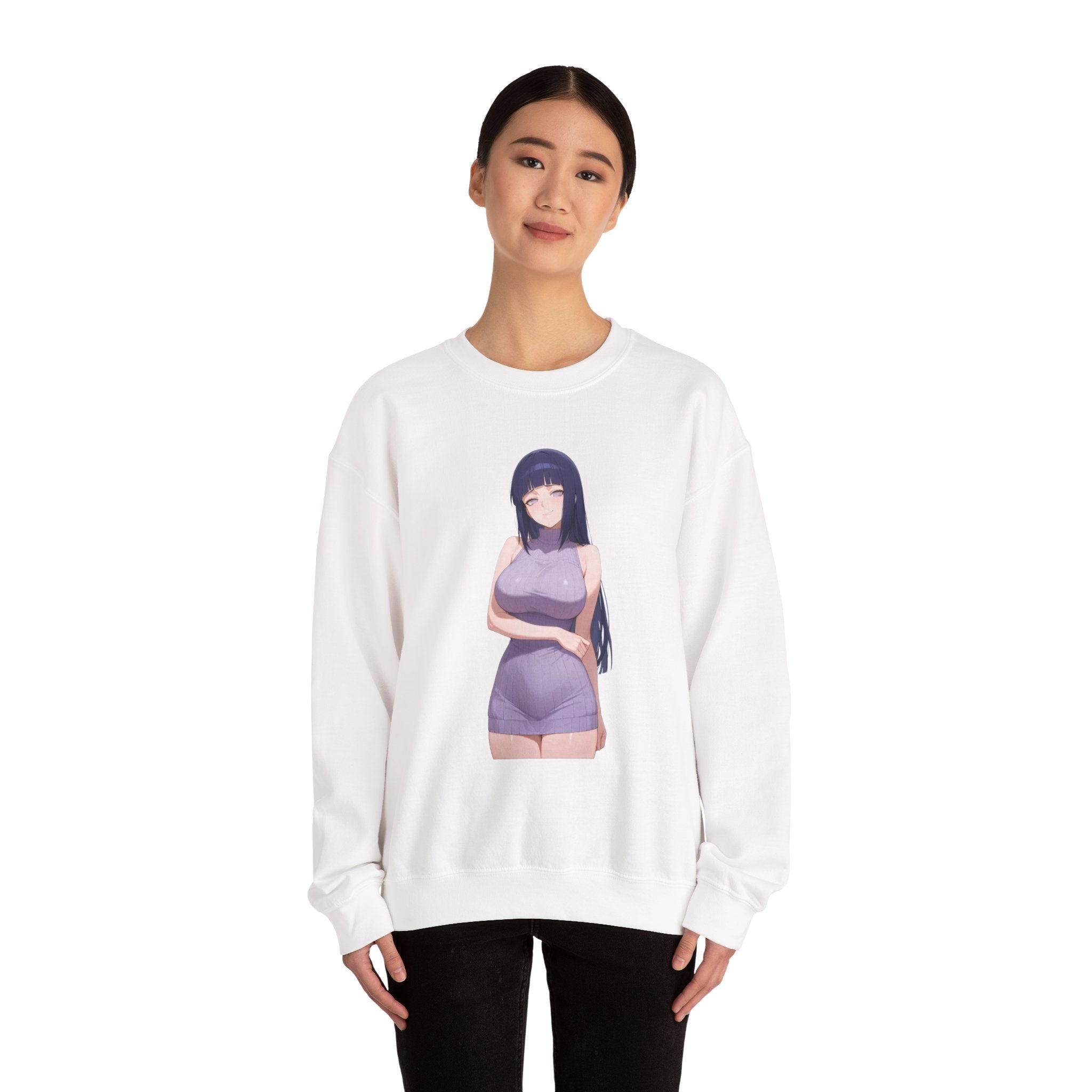 Hinata Waifu Unisex Heavy Blend™ Crewneck Sweatshirt
