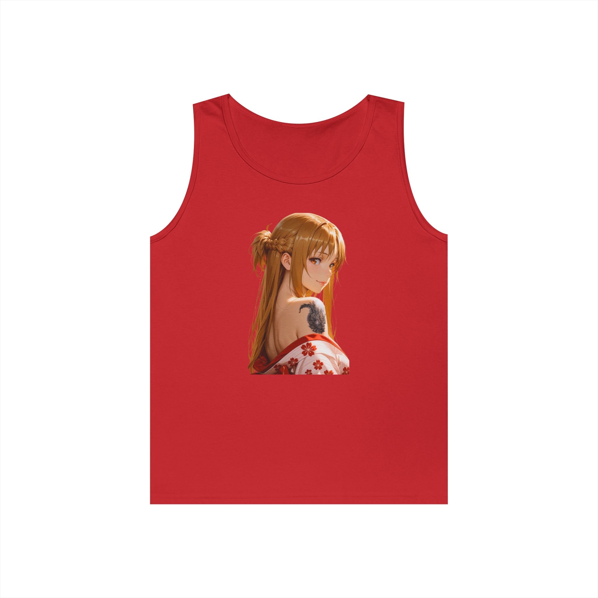 Asuna Kimono Tattoo Heavy Cotton Tank Top