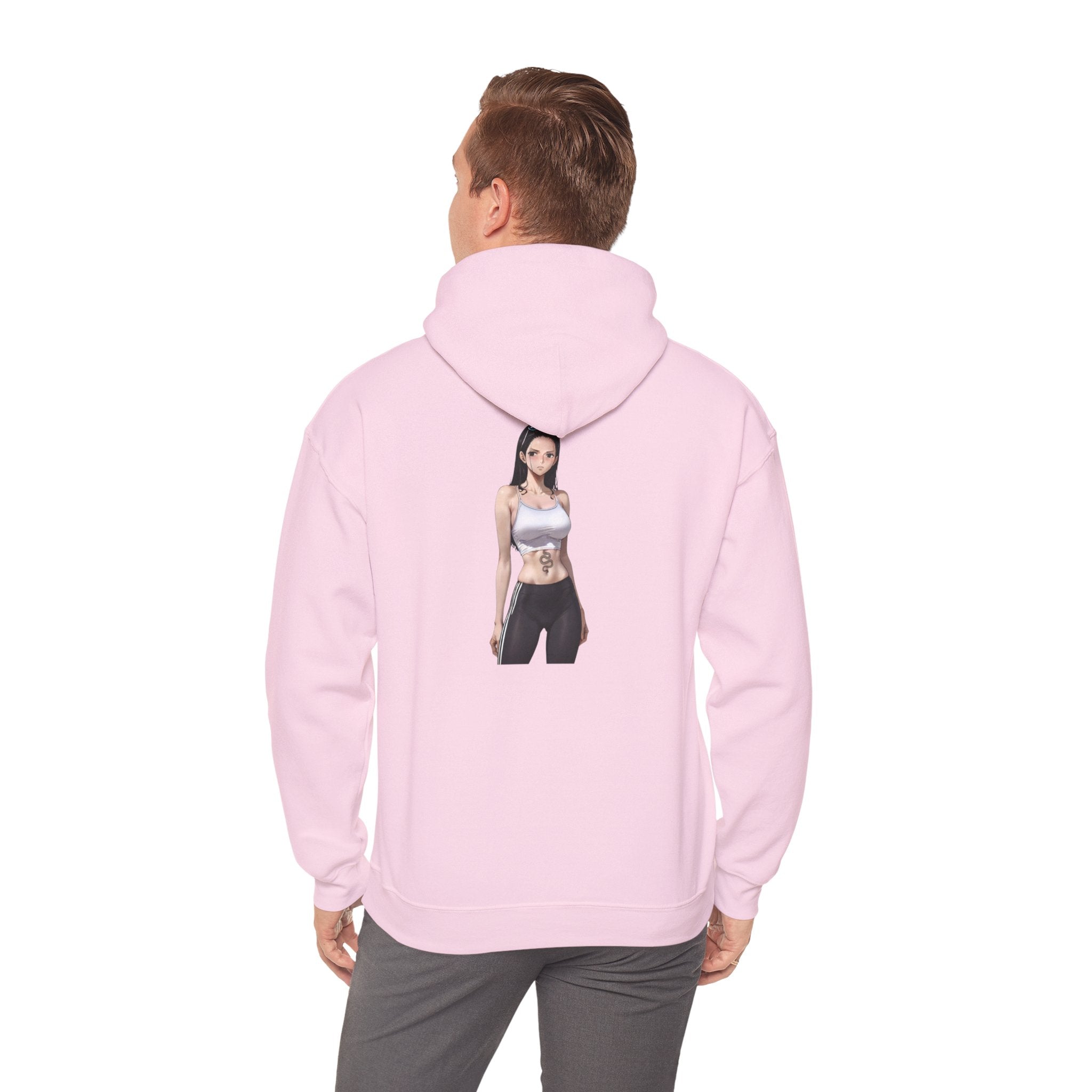 Nico Robin Sporty Snake Tattoo Anime Unisex Heavy Blend™ Hooded Sweatshirt