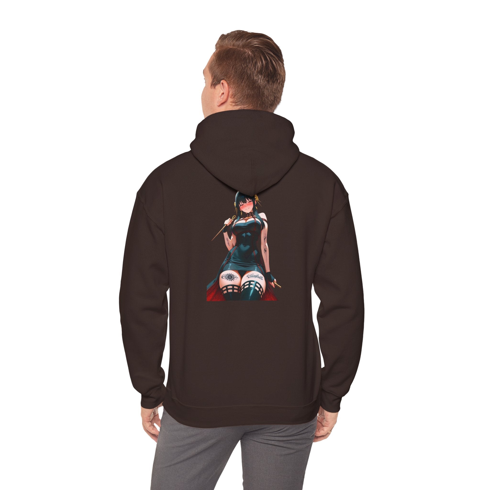 Yor Forger Assassin Gothic Tattooed Unisex Heavy Blend™ Hooded Sweatshirt