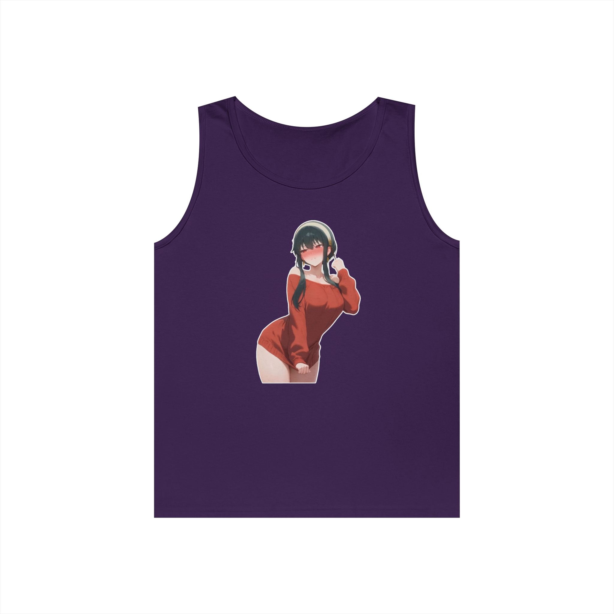 Yor Forger Blushing Waifu Heavy Cotton Tank Top
