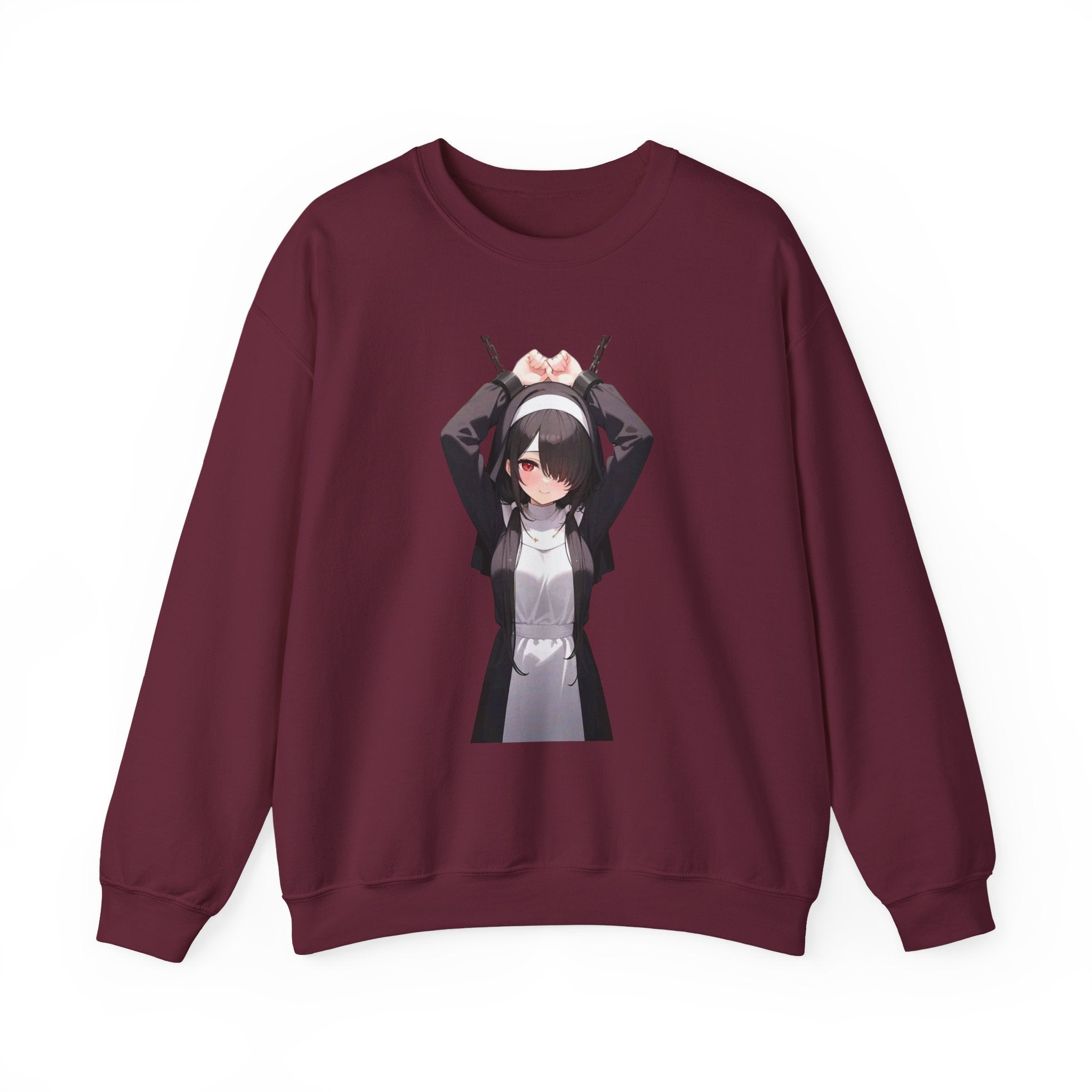 Tokisaki Kurum Nun Gothic Unisex Heavy Blend™ Crewneck Sweatshirt