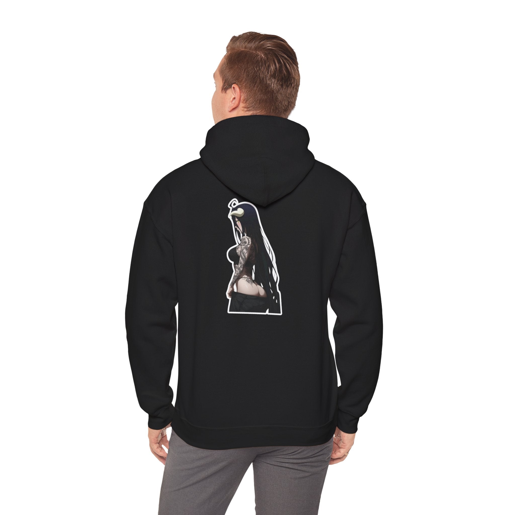 Albedo From Overlord Gothic Tattooed Unisex Heavy Blend™ Hooded Sweatshirt
