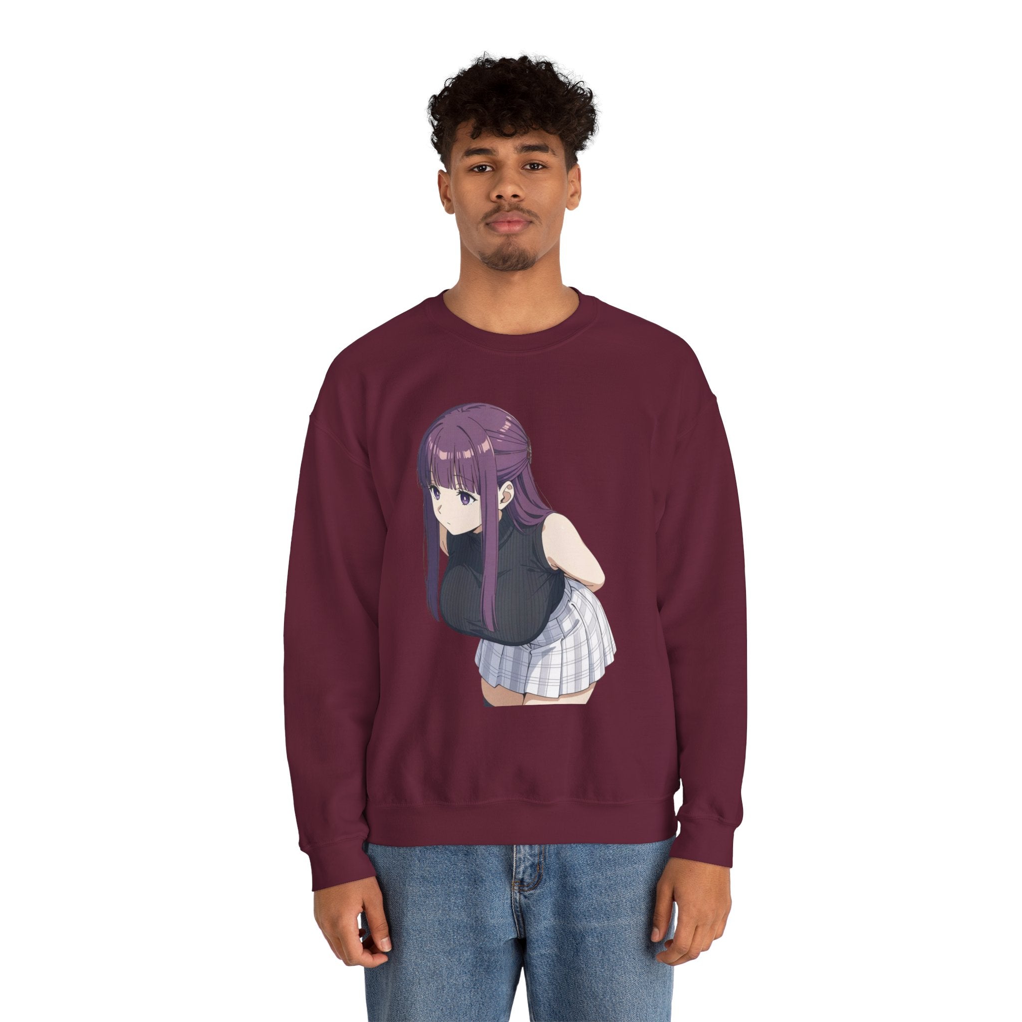 Fern Anime Unisex Heavy Blend™ Crewneck Sweatshirt