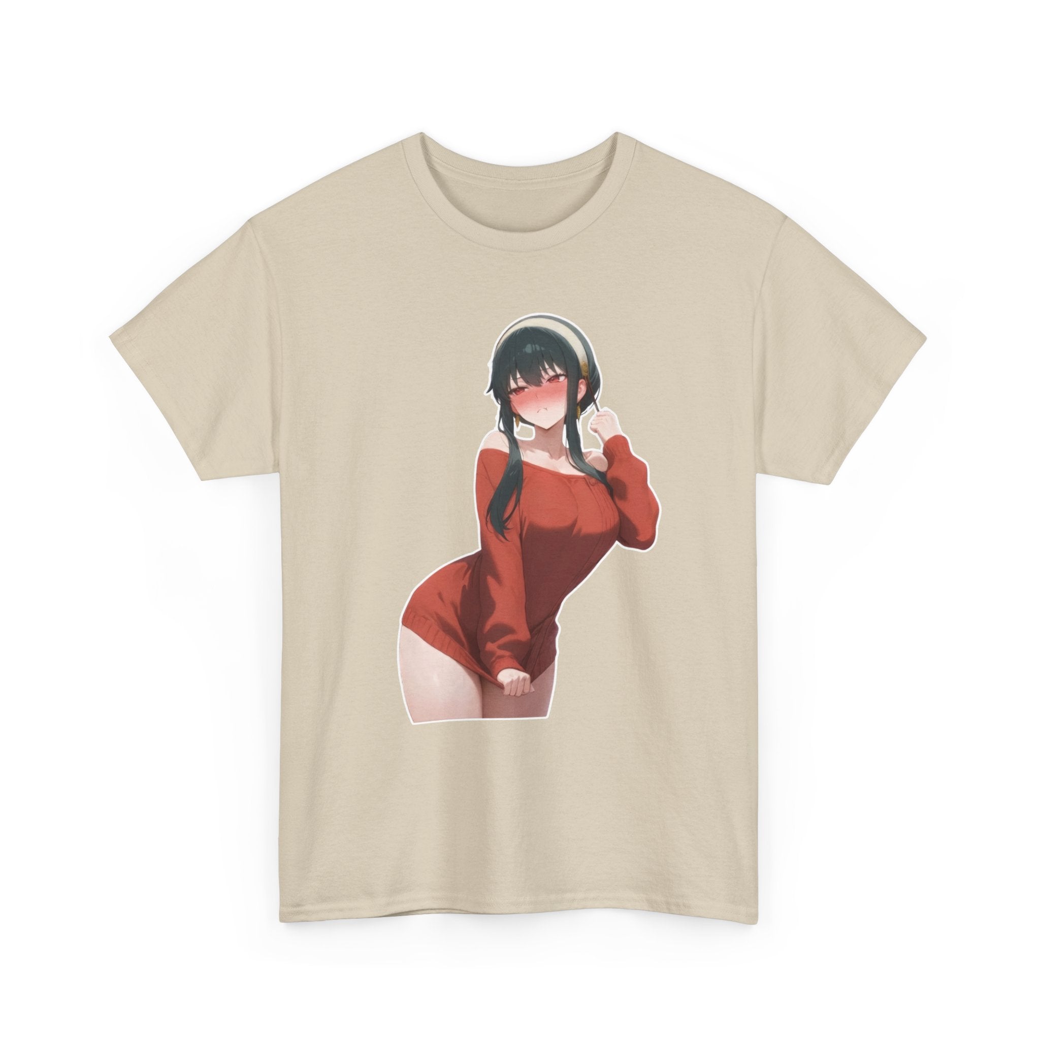 Yor Forger Blushing Waifu Unisex Heavy Cotton Tee