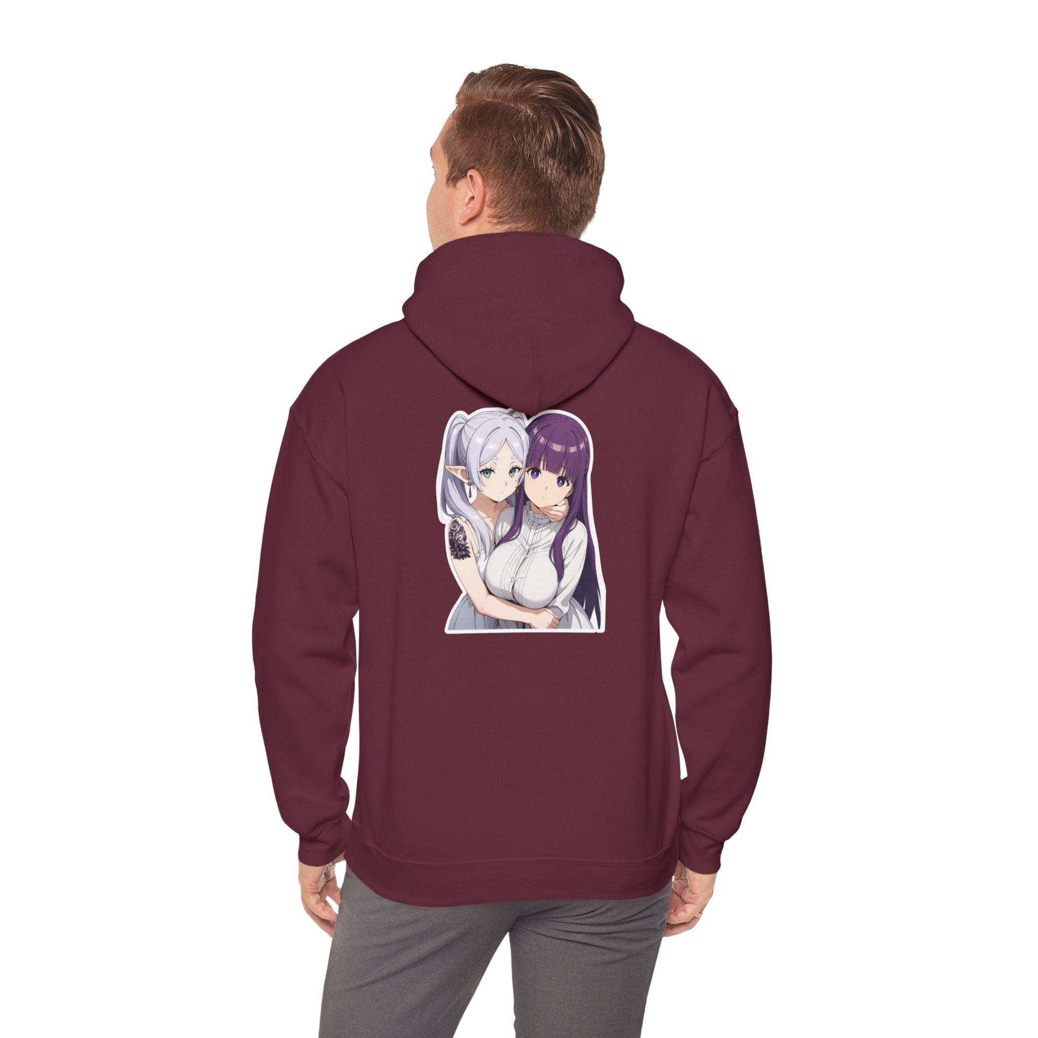 Fern x Frieren Waifu Unisex Heavy Blend™ Hooded Sweatshirt