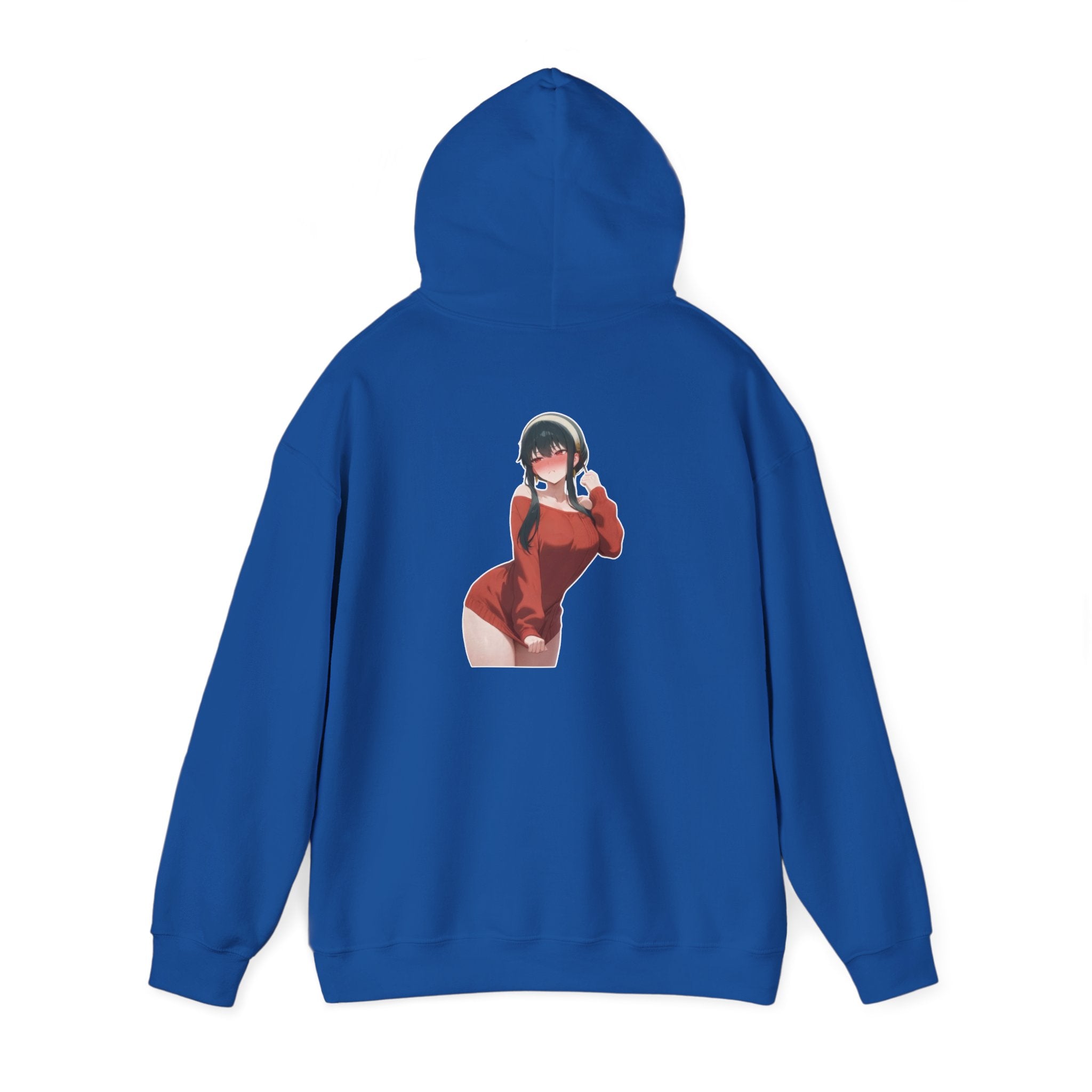 Yor Forger Blushing Waifu Unisex Heavy Blend™ Hooded Sweatshirt