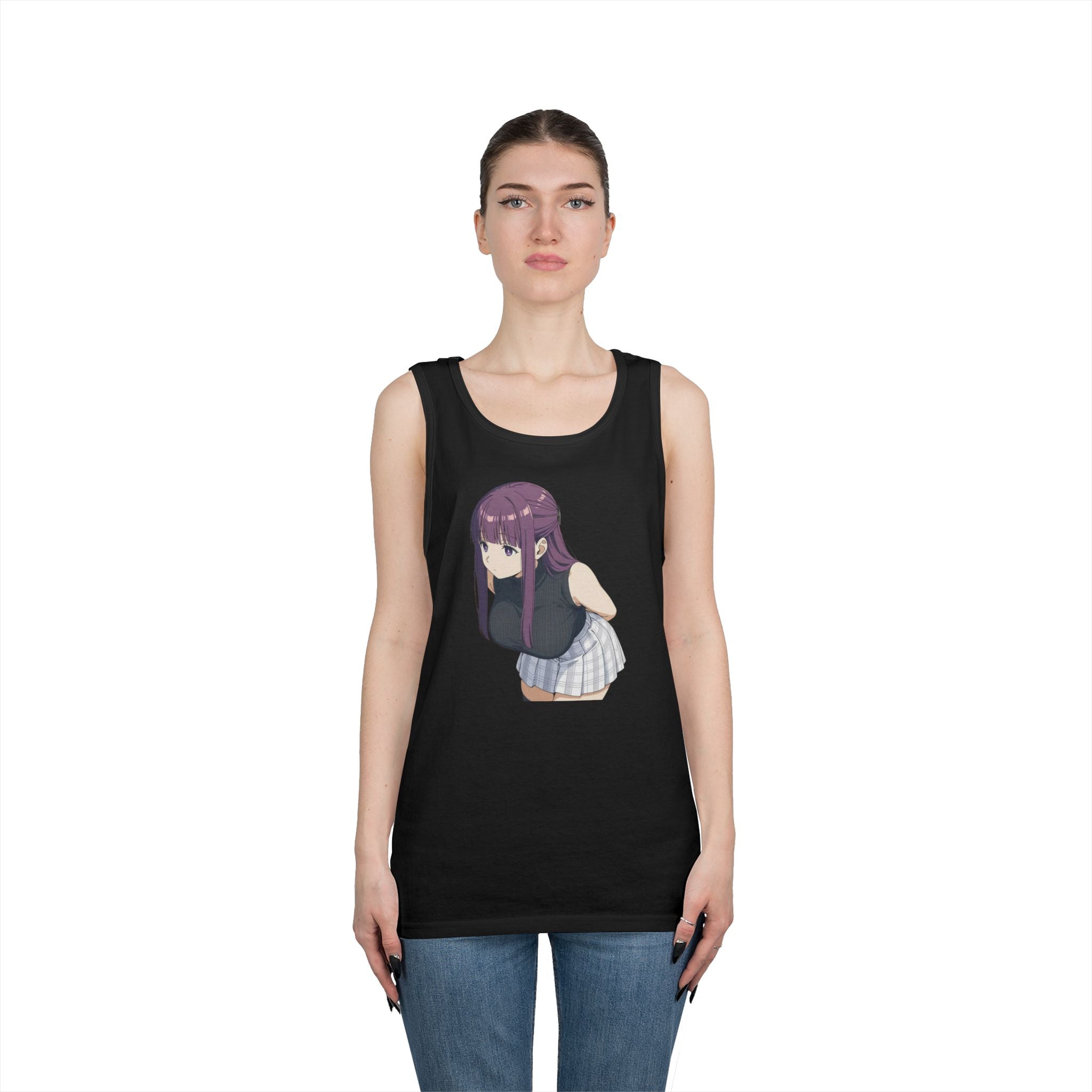 Fern Anime Heavy Cotton Tank Top