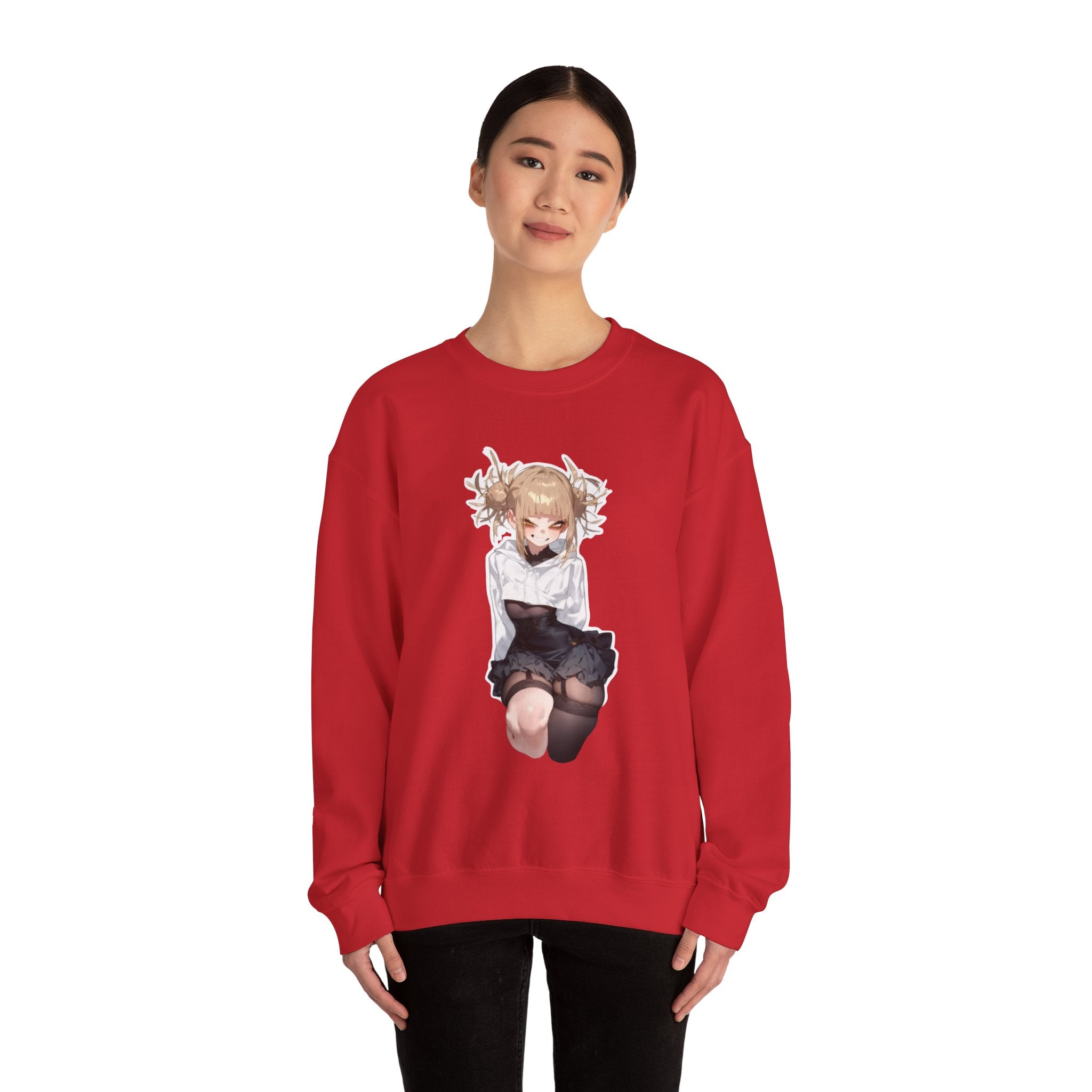 Himiko Toga Crazy Aesthetic Unisex Heavy Blend™ Crewneck Sweatshirt